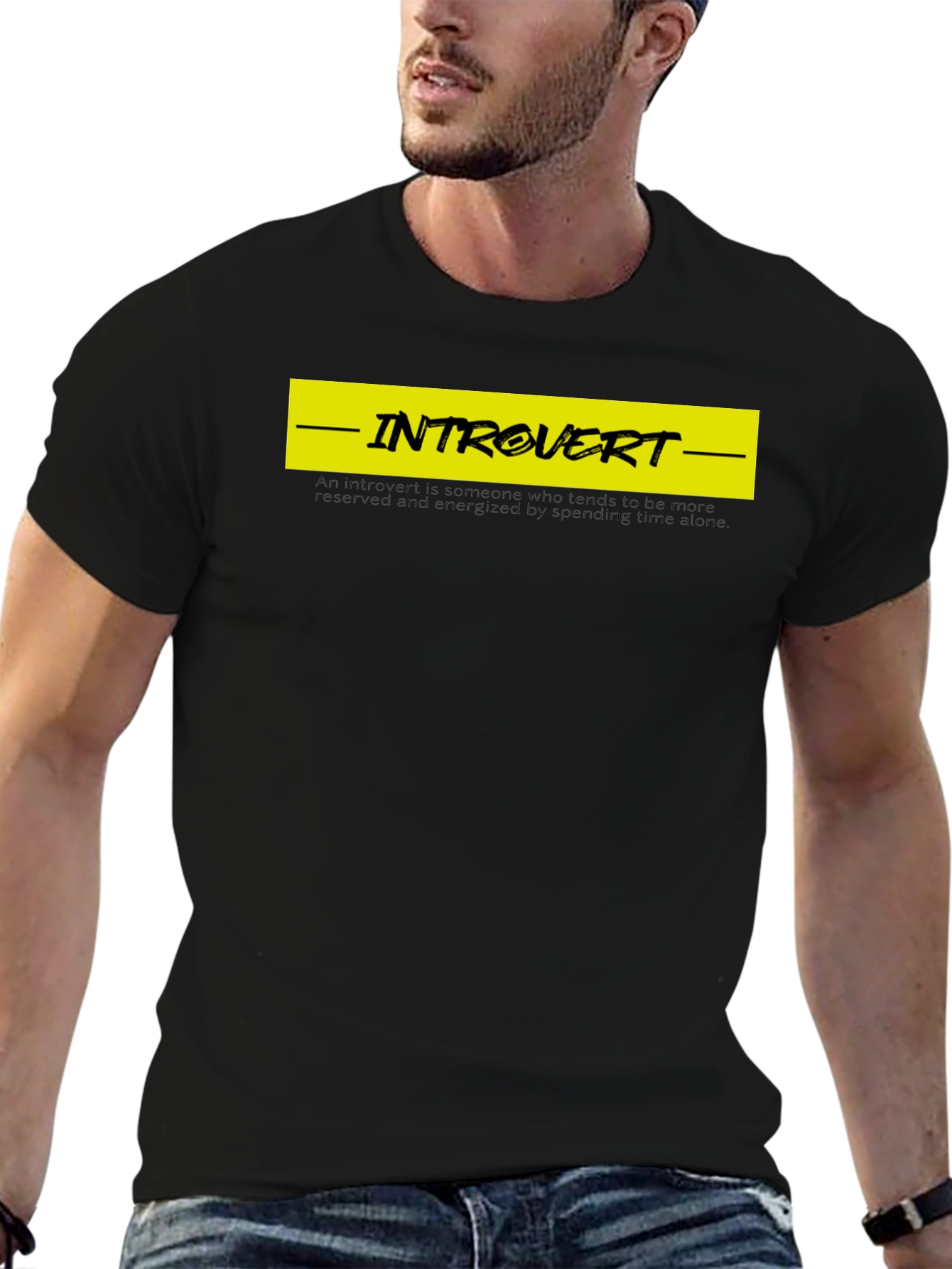 Introvert T-Shirt: Reserved & Energized