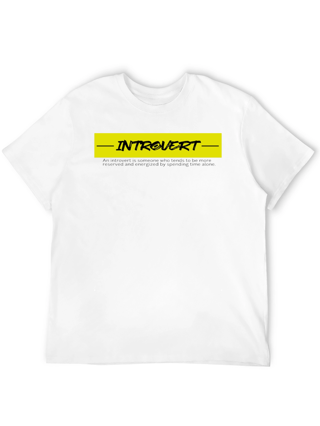 Introvert T-Shirt: Reserved & Energized