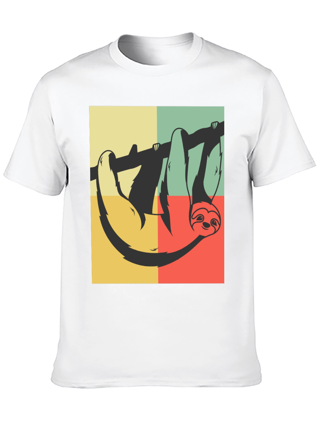 Retro Sloth T-Shirt - Hanging Around