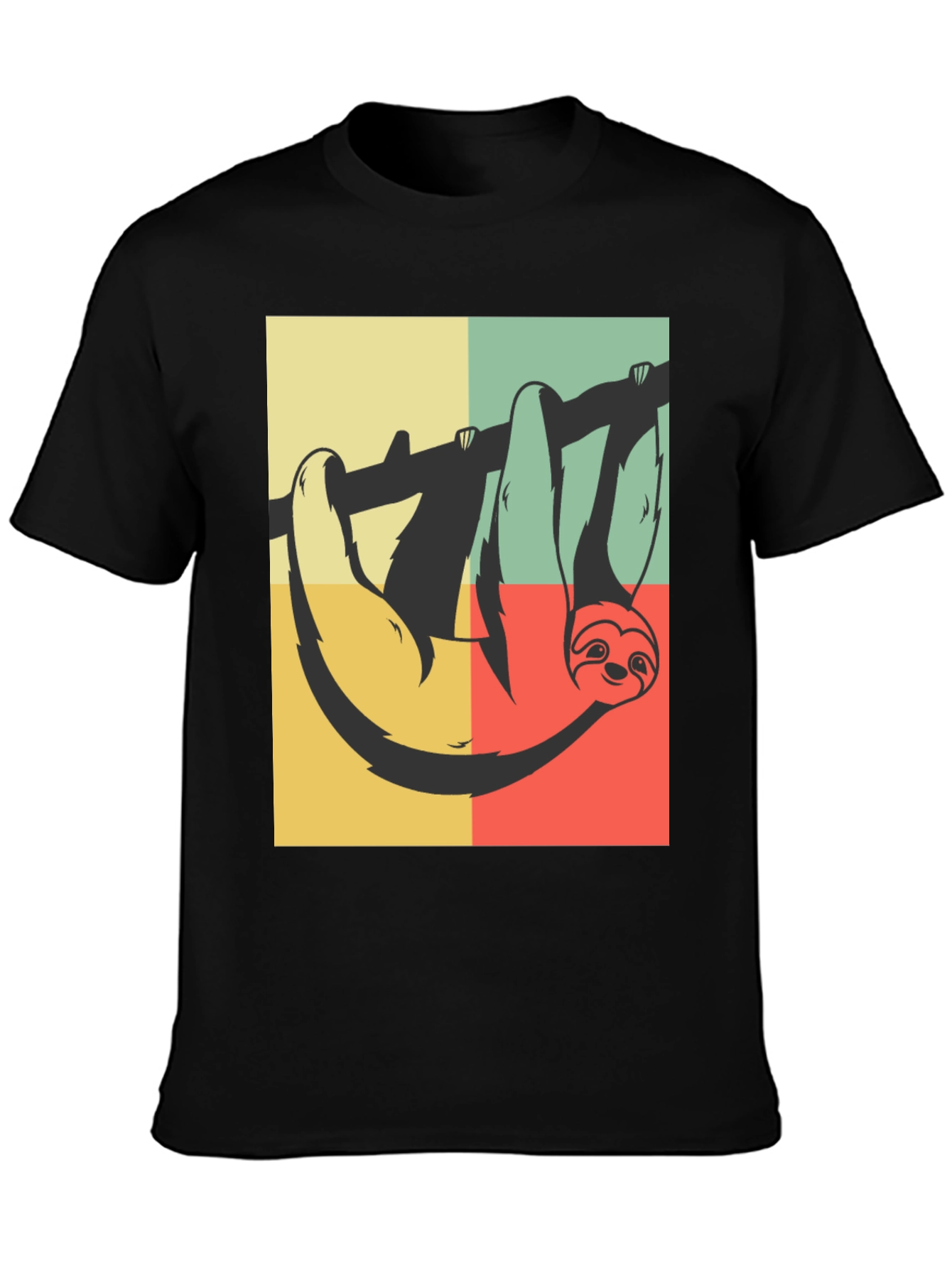 Retro Sloth T-Shirt - Hanging Around