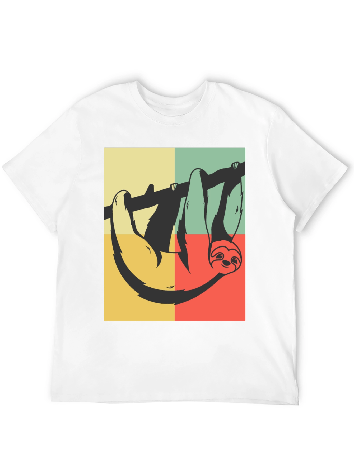 Retro Sloth T-Shirt - Hanging Around