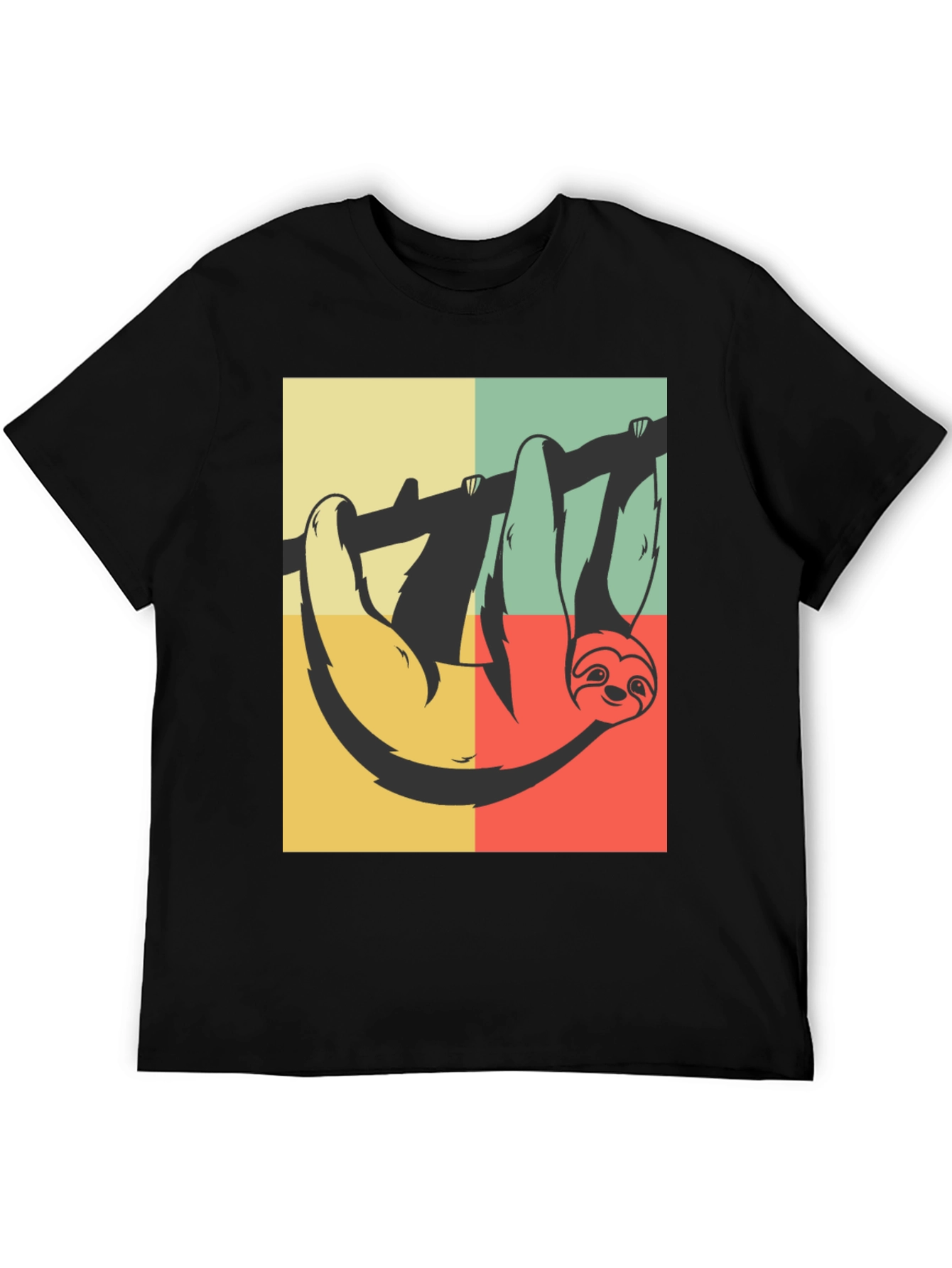 Retro Sloth T-Shirt - Hanging Around