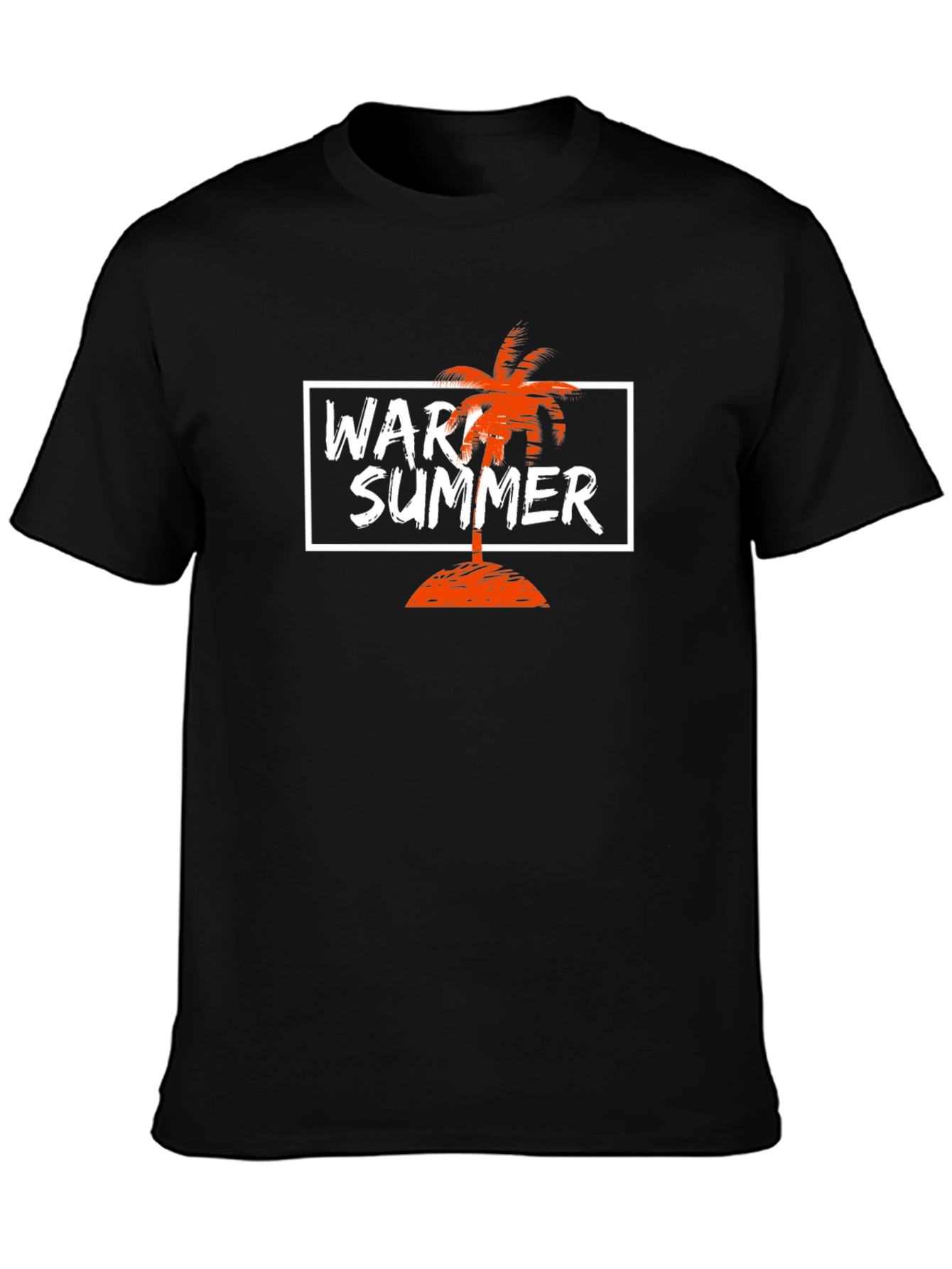 Warm Summer T-Shirt - Tropical Palm Tree Design