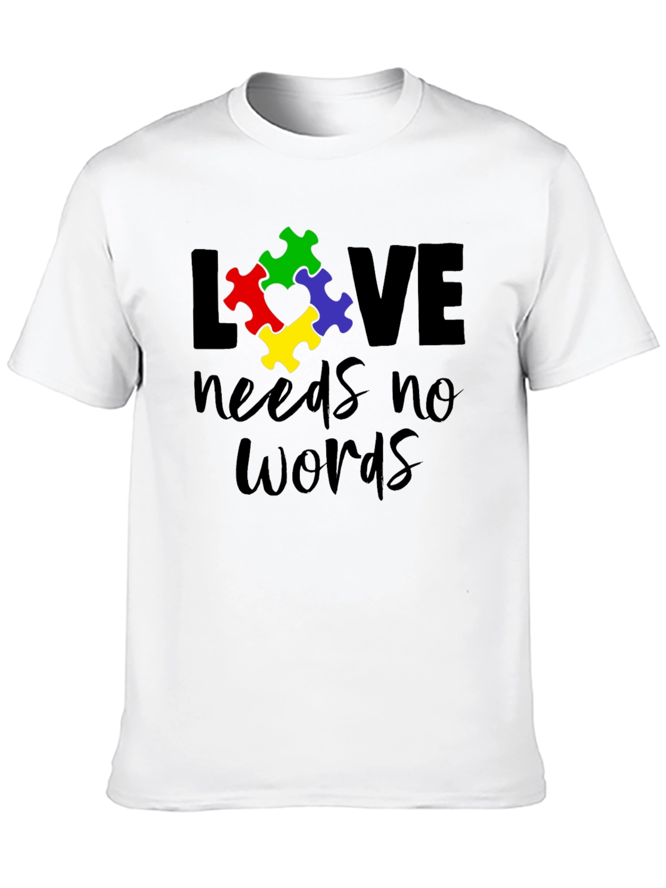 Love Needs No Words - Autism Awareness T-Shirt