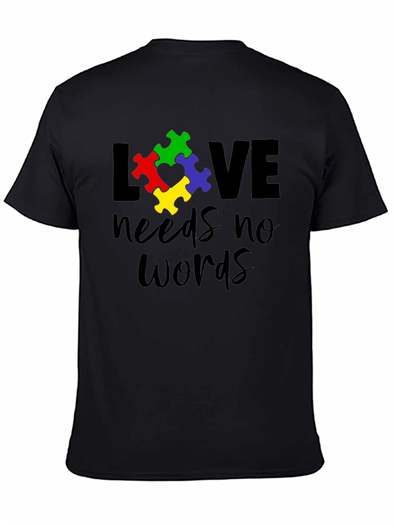 Love Needs No Words - Autism Awareness T-Shirt
