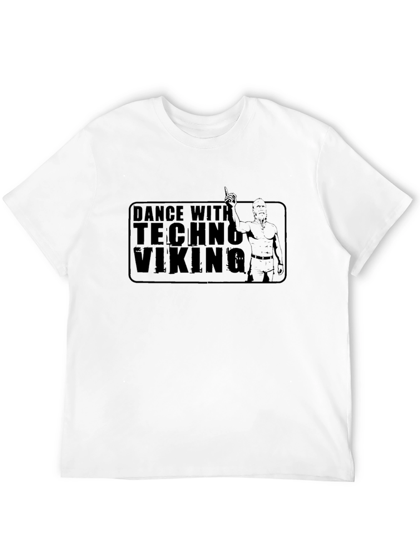 Dance with Techno Viking T-Shirt - Black