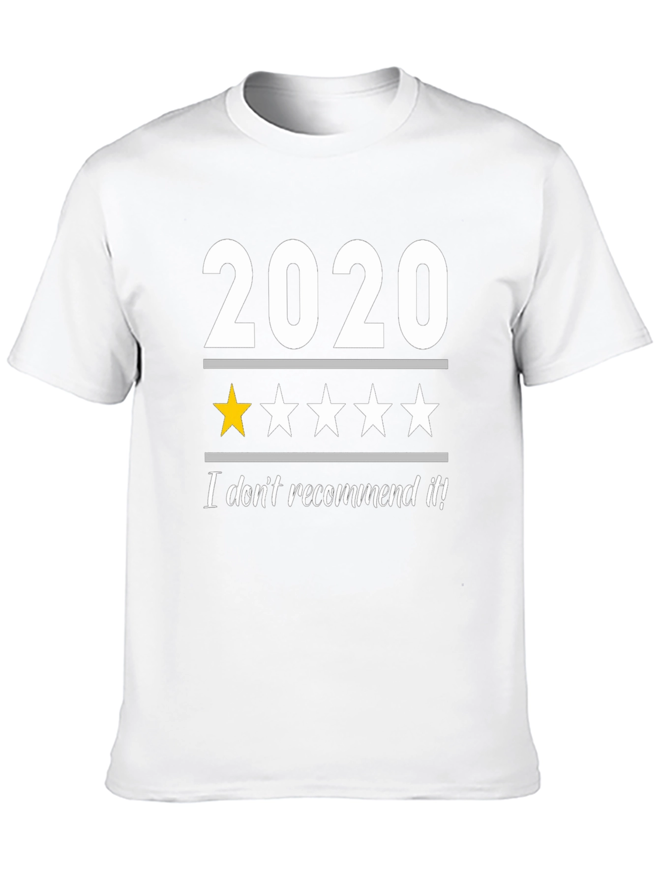 2020 One-Star Review Graphic Tee - Unisex