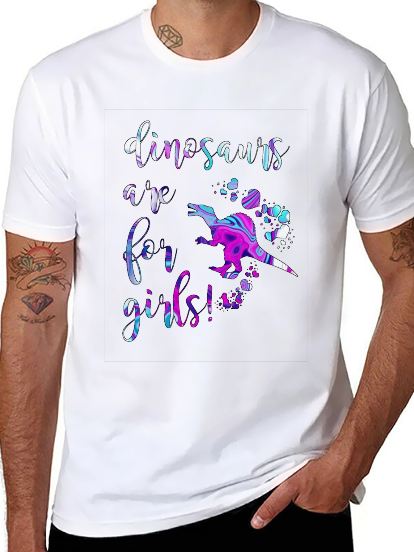 Dinosaurs Are For Girls T-Shirt