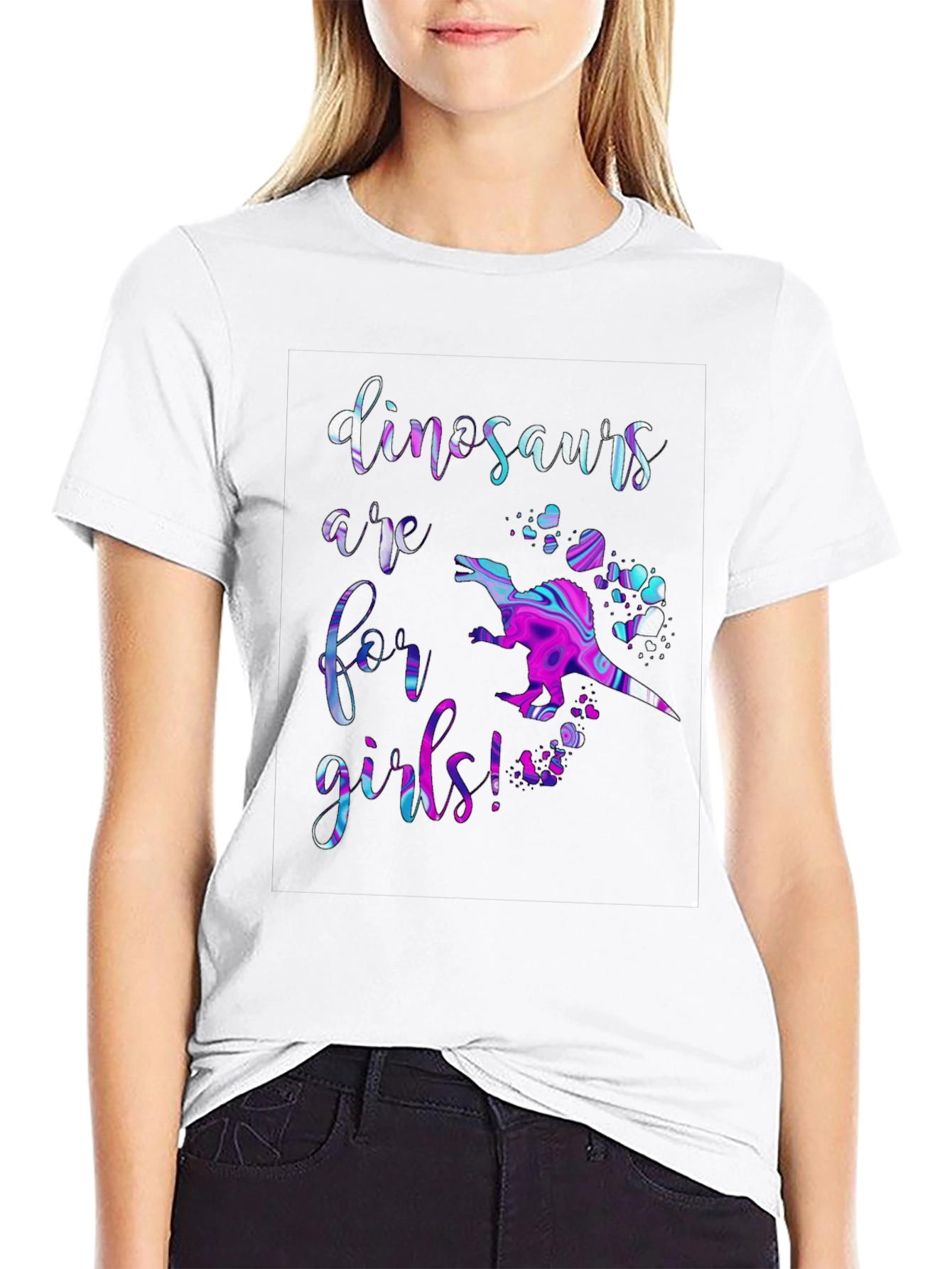 Dinosaurs Are For Girls T-Shirt