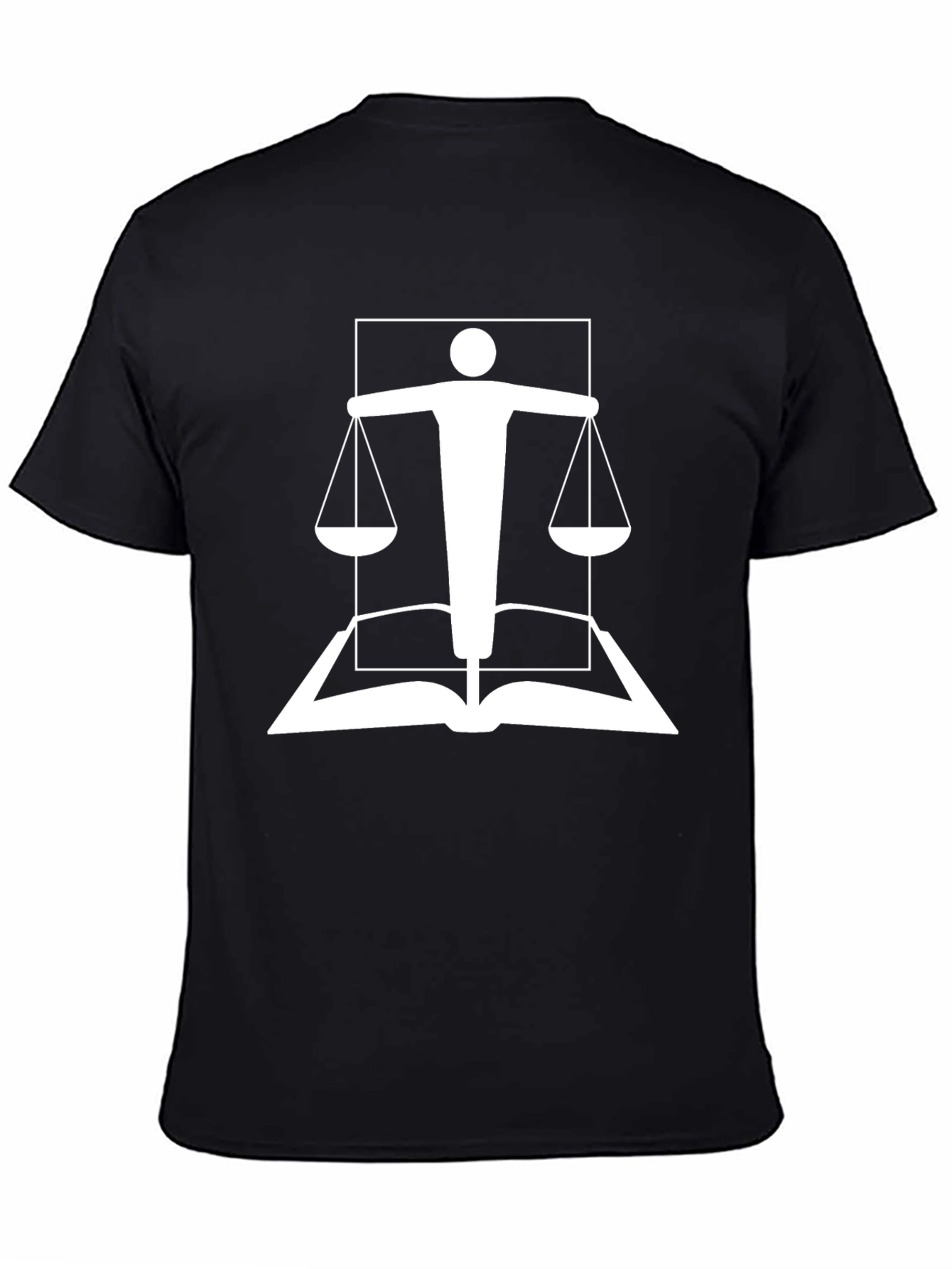 Lawyer Scale Black Graphic Tee