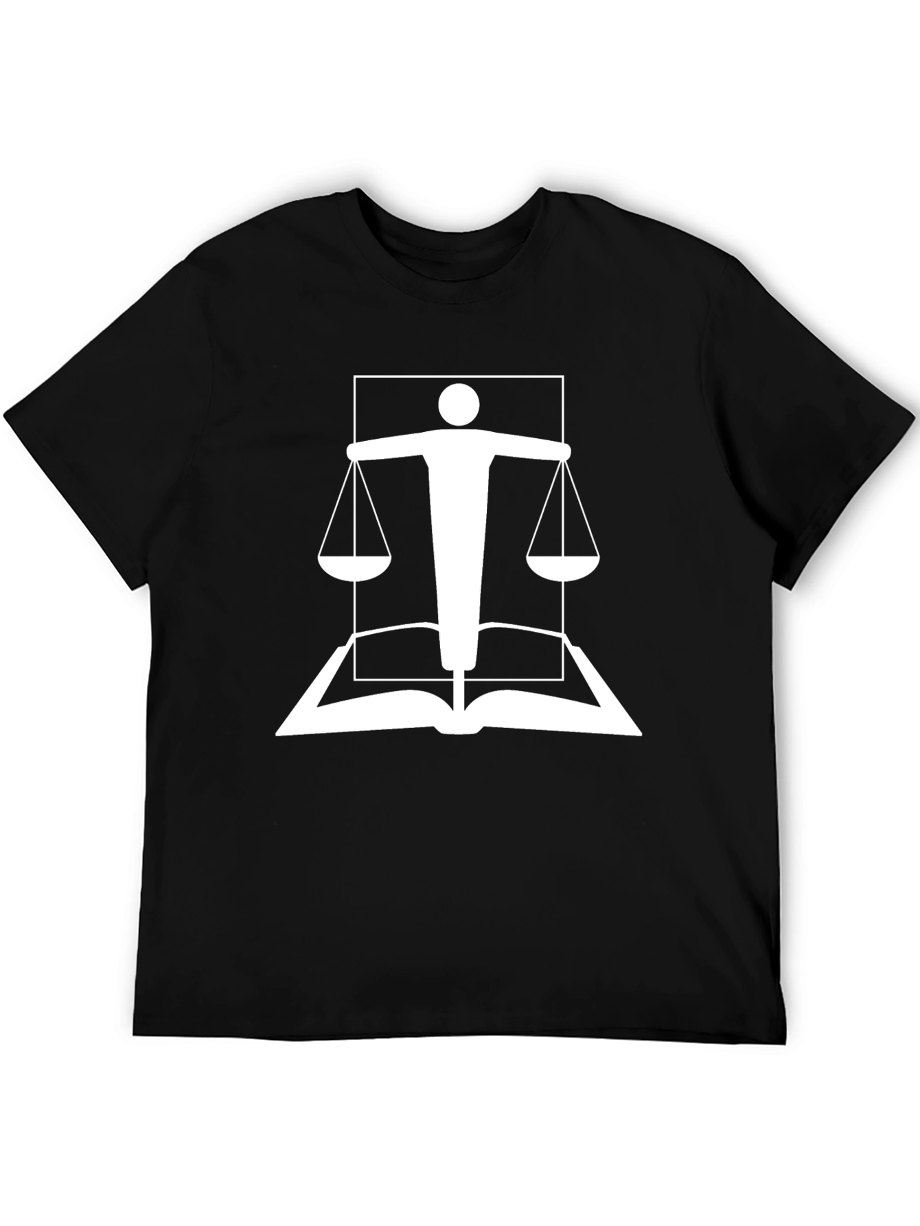 Lawyer Scale Black Graphic Tee
