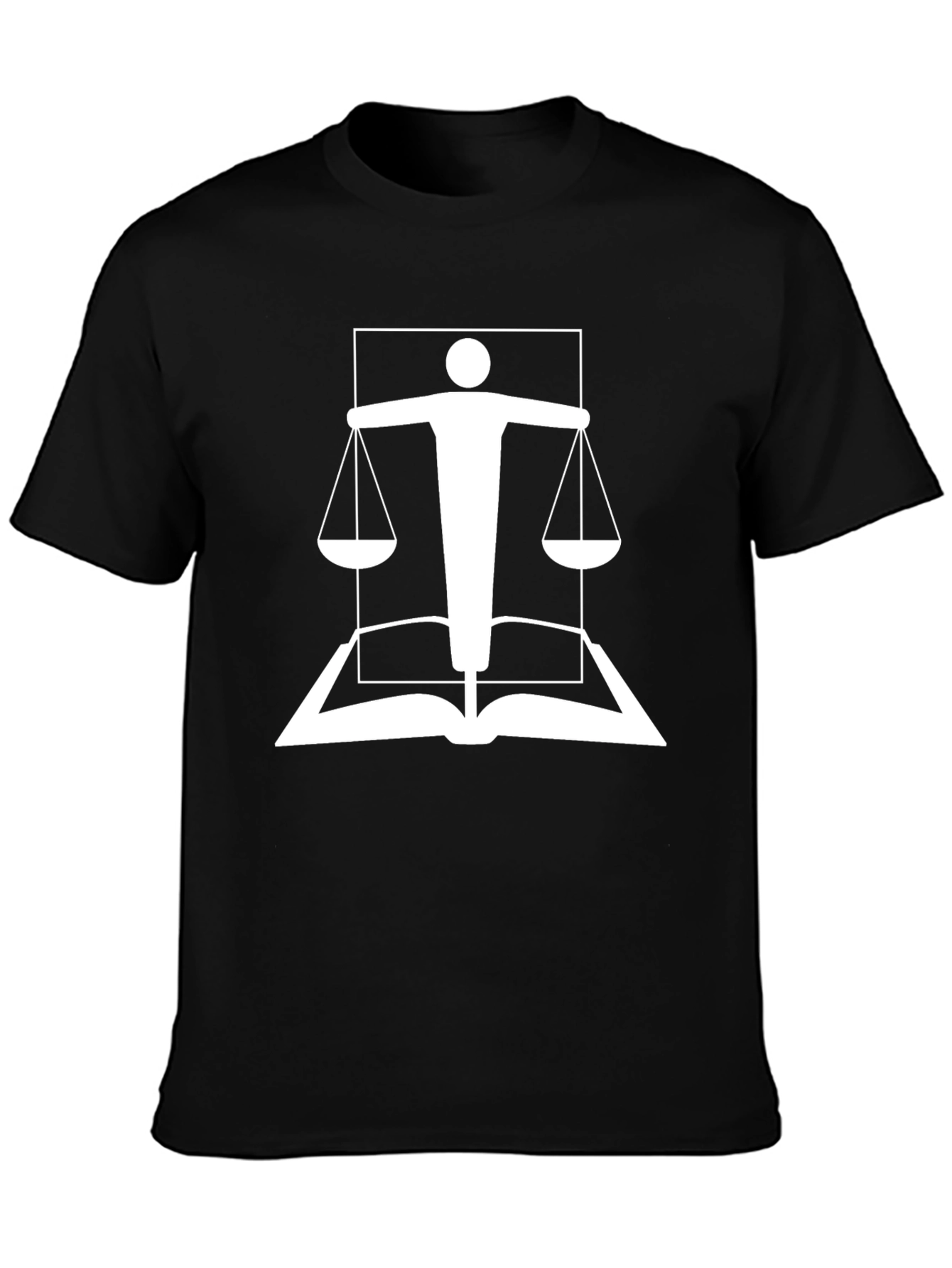 Lawyer Scale Black Graphic Tee