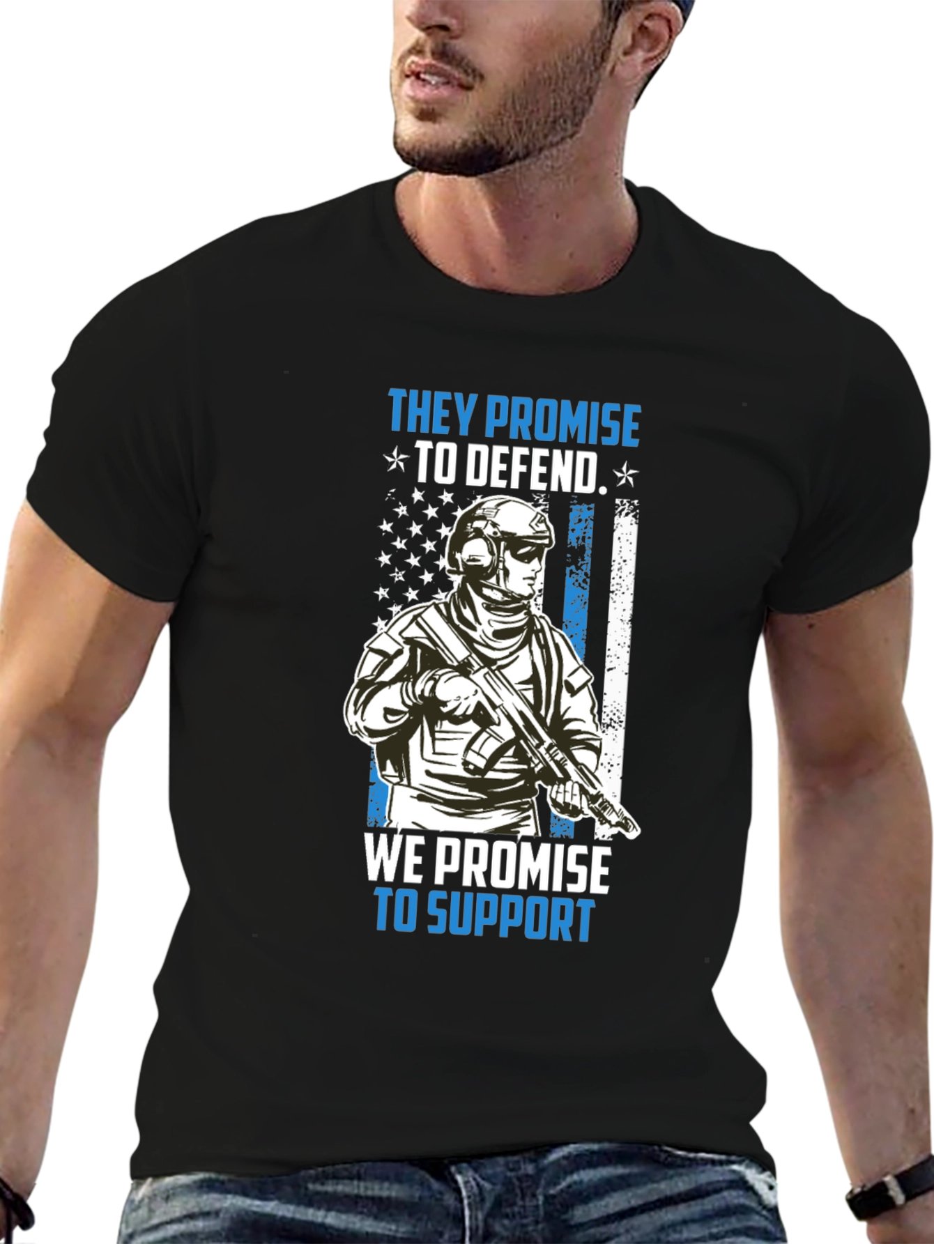 Patriotic Support T-Shirt