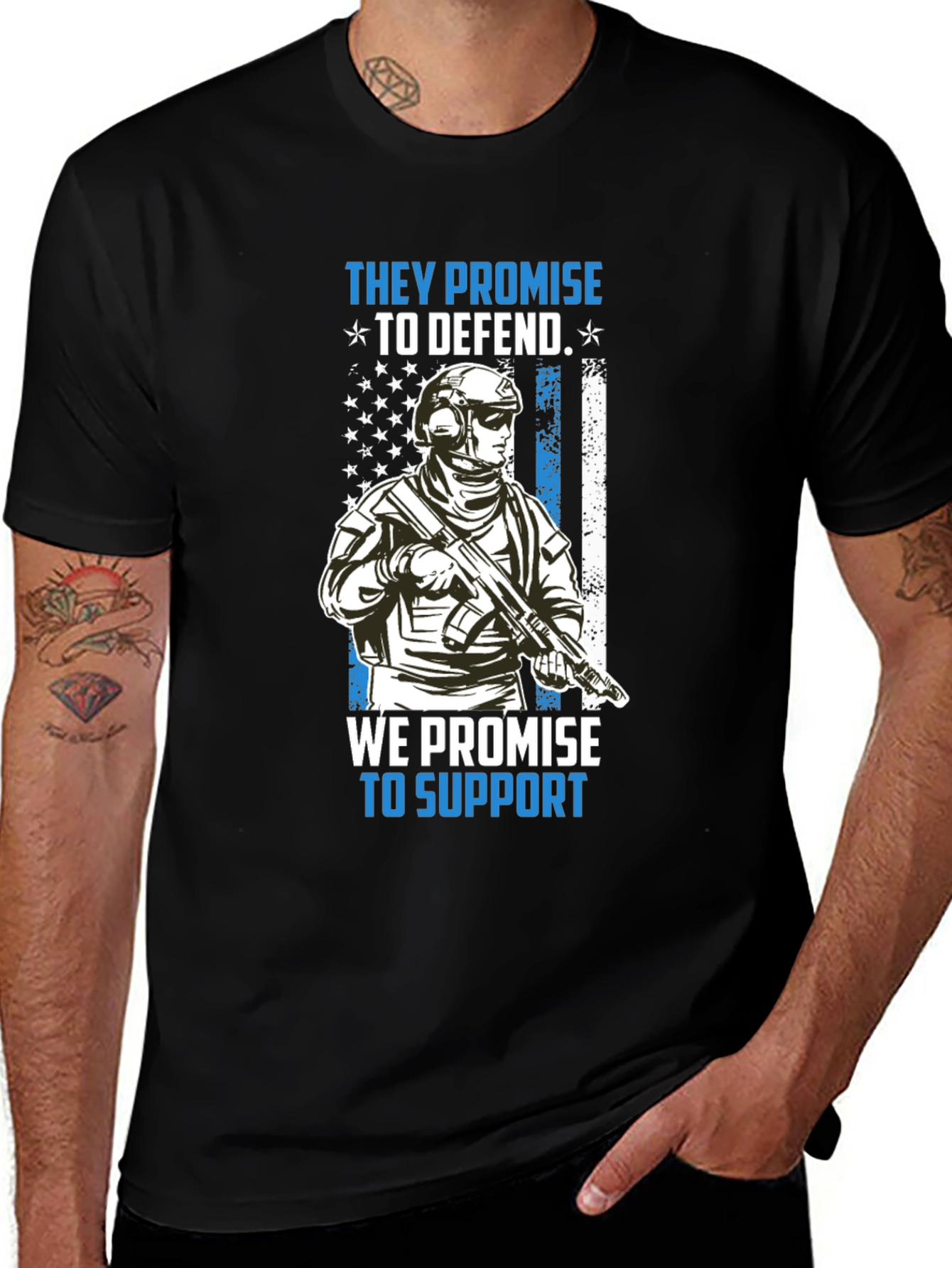 Patriotic Support T-Shirt