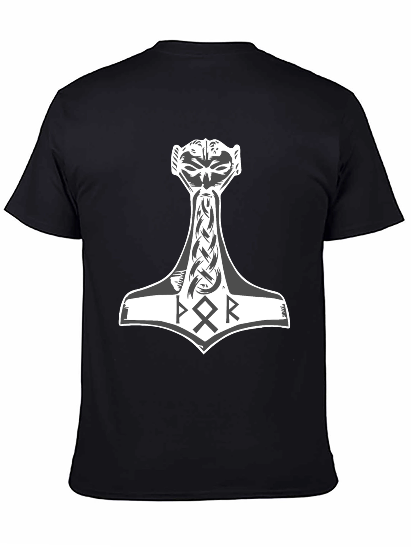 Viking Thor Hammer Graphic Tee