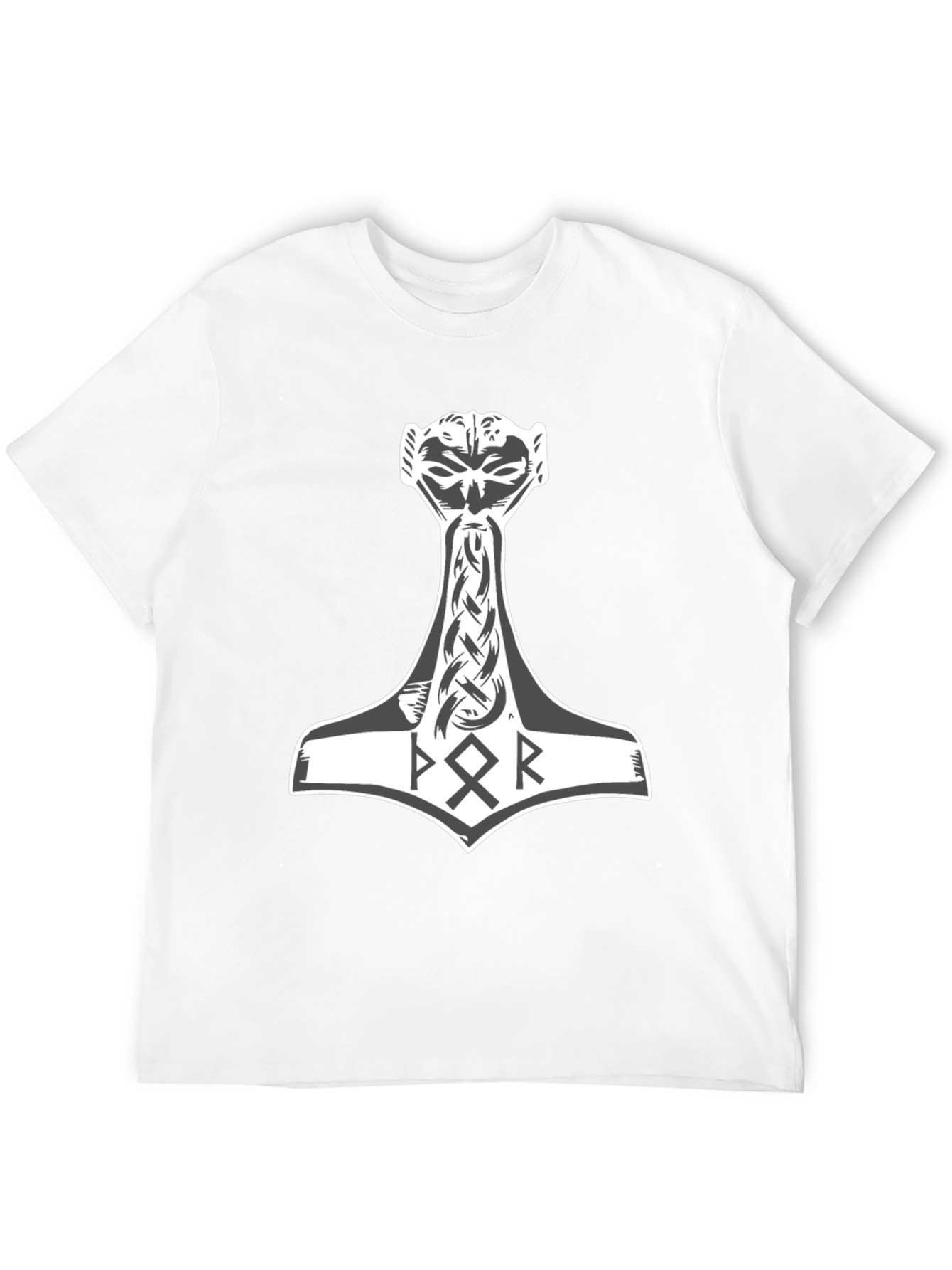Viking Thor Hammer Graphic Tee