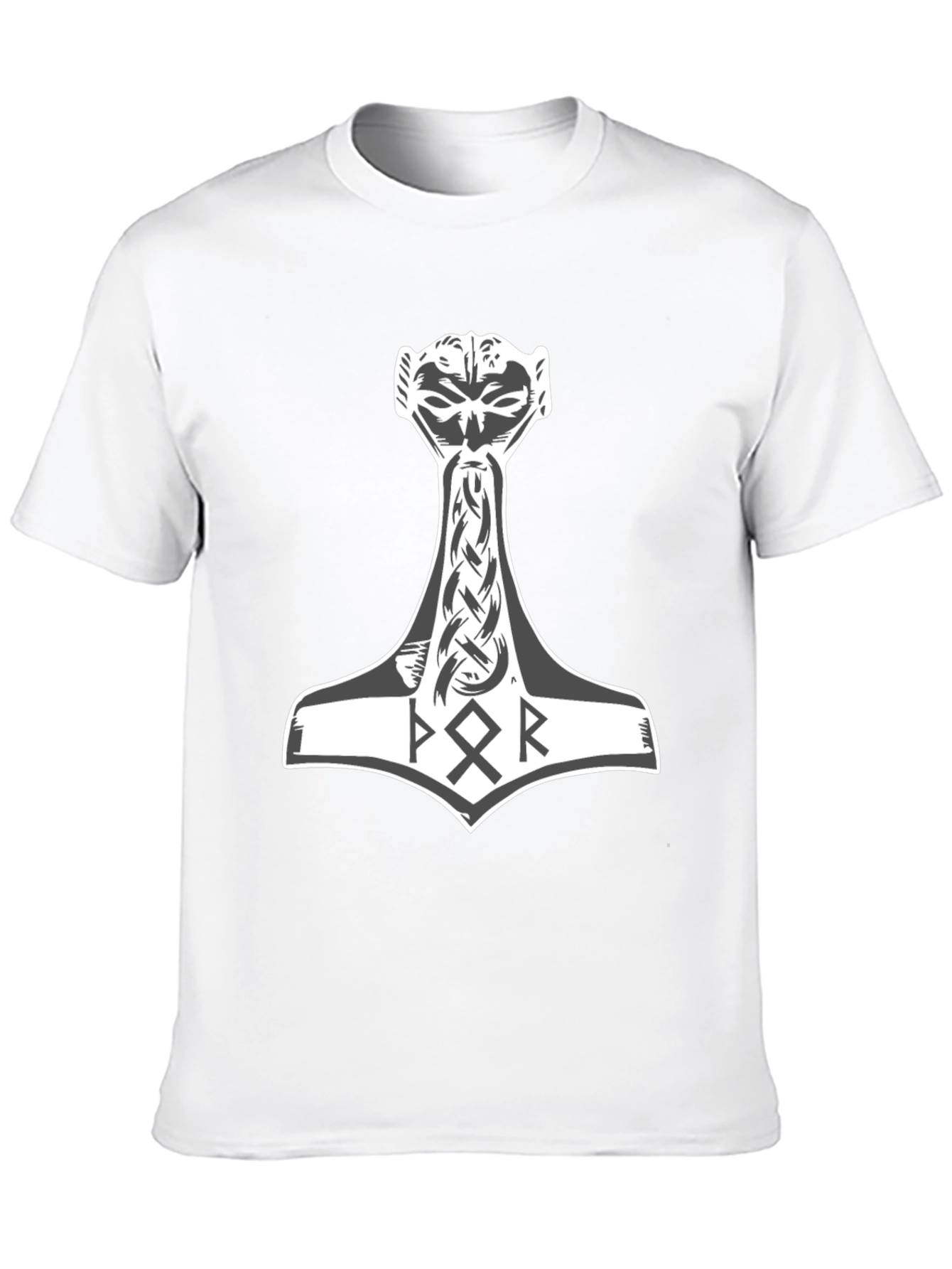 Viking Thor Hammer Graphic Tee
