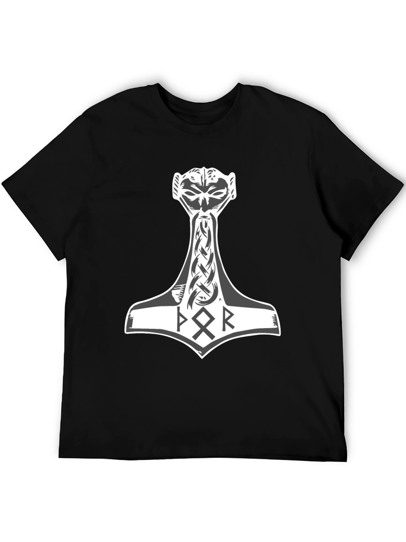 Viking Thor Hammer Graphic Tee