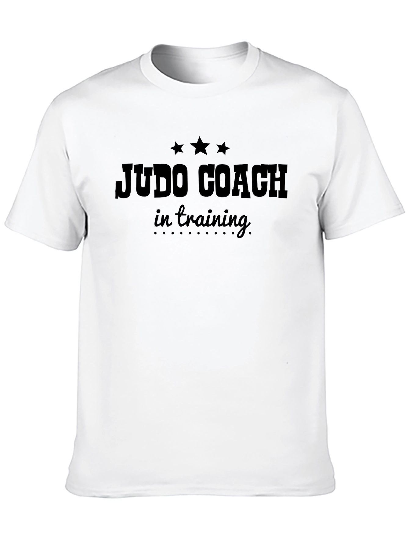 Judo Coach in Training T-Shirt - Black