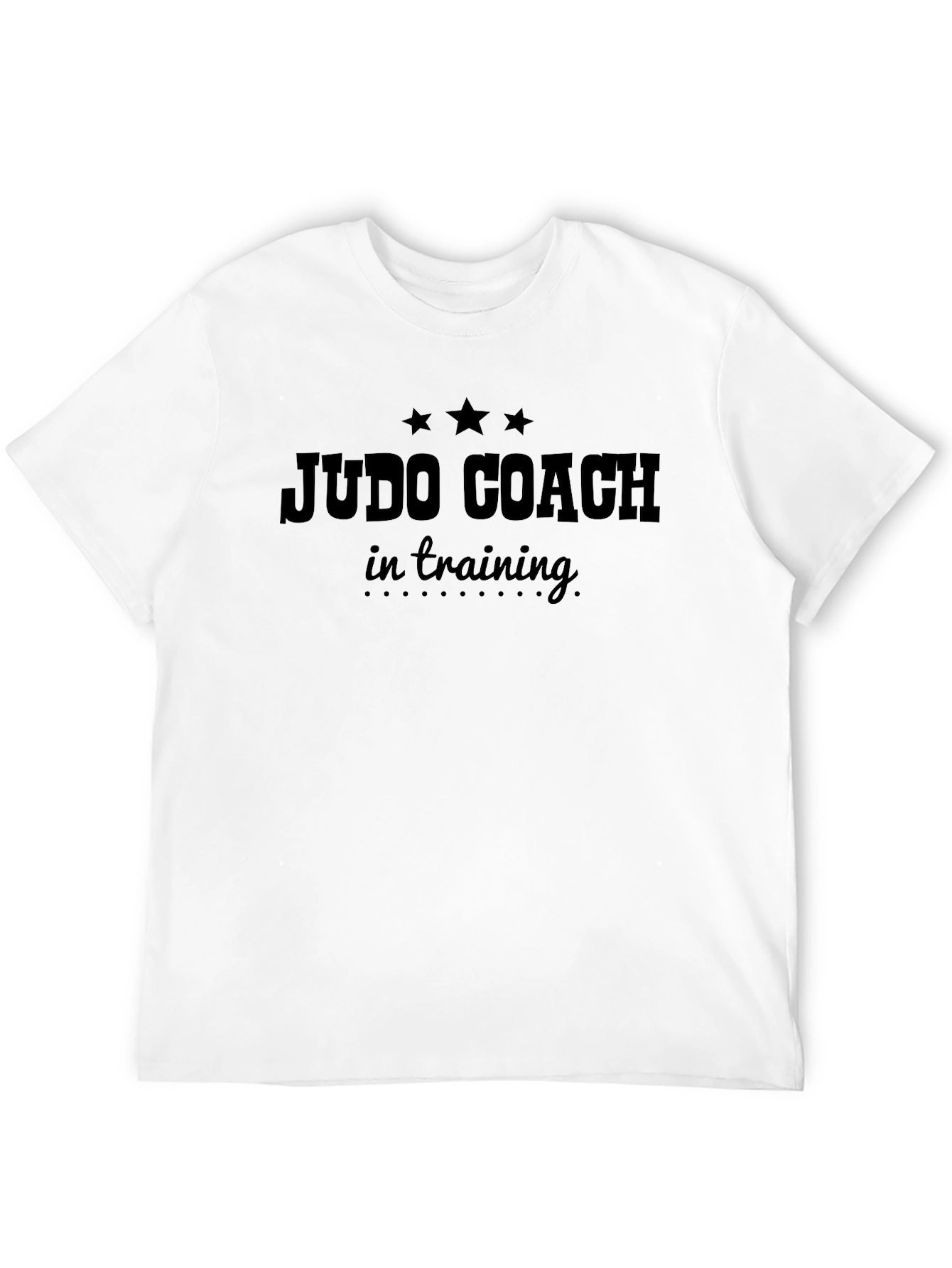 Judo Coach in Training T-Shirt - Black