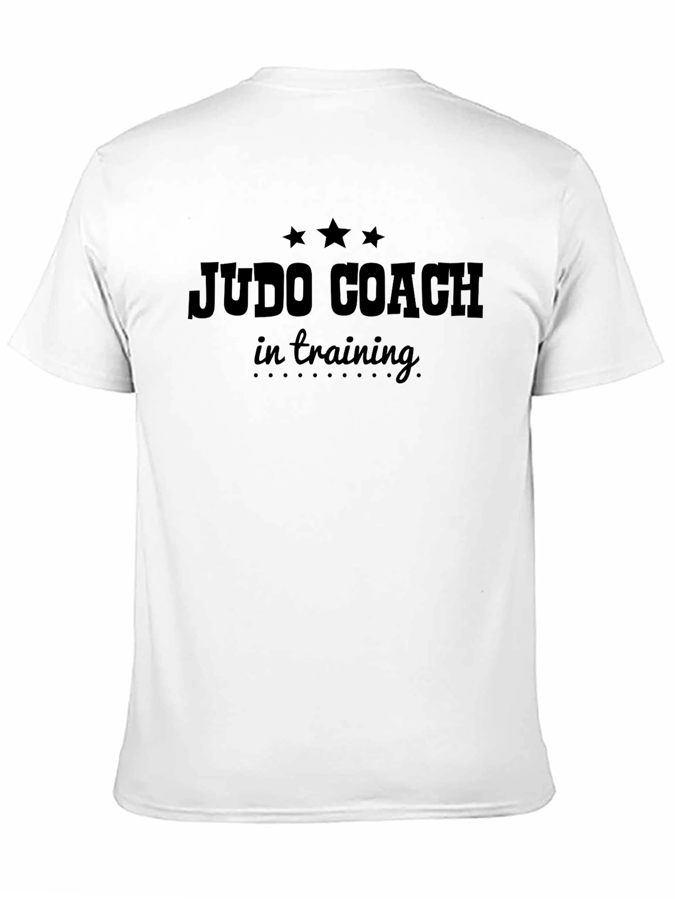Judo Coach in Training T-Shirt - Black