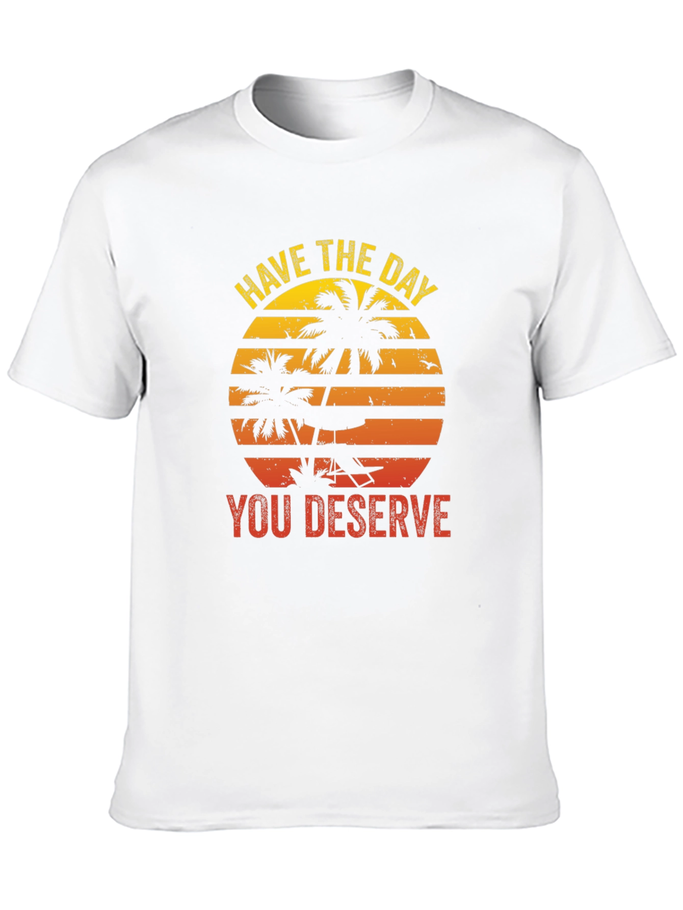 Sunset Palm Tree Graphic Tee