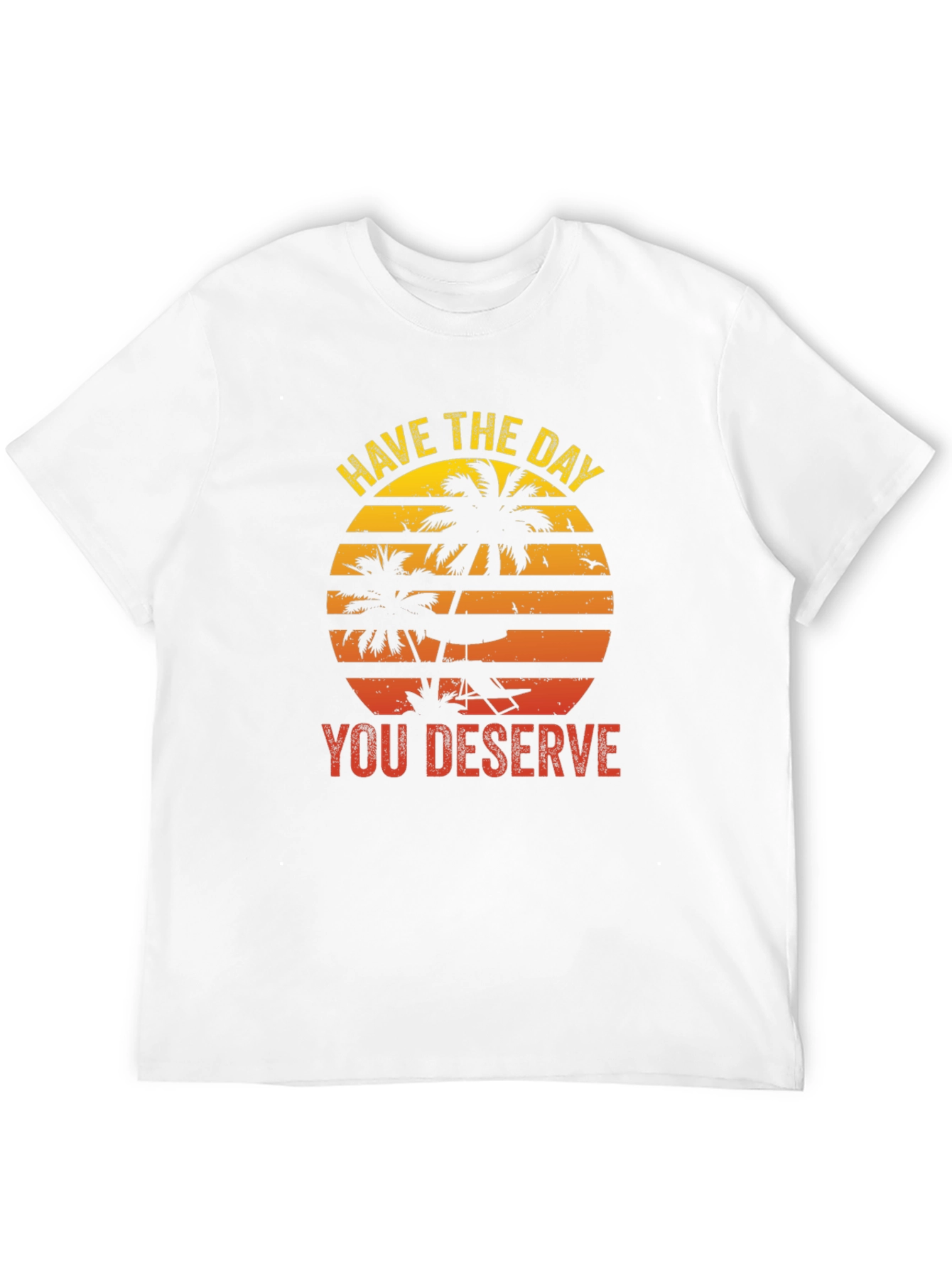 Sunset Palm Tree Graphic Tee