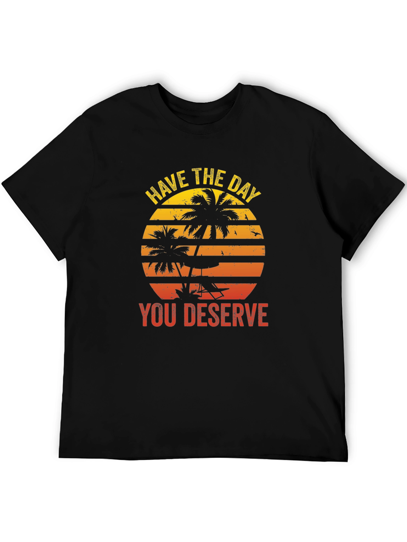 Sunset Palm Tree Graphic Tee