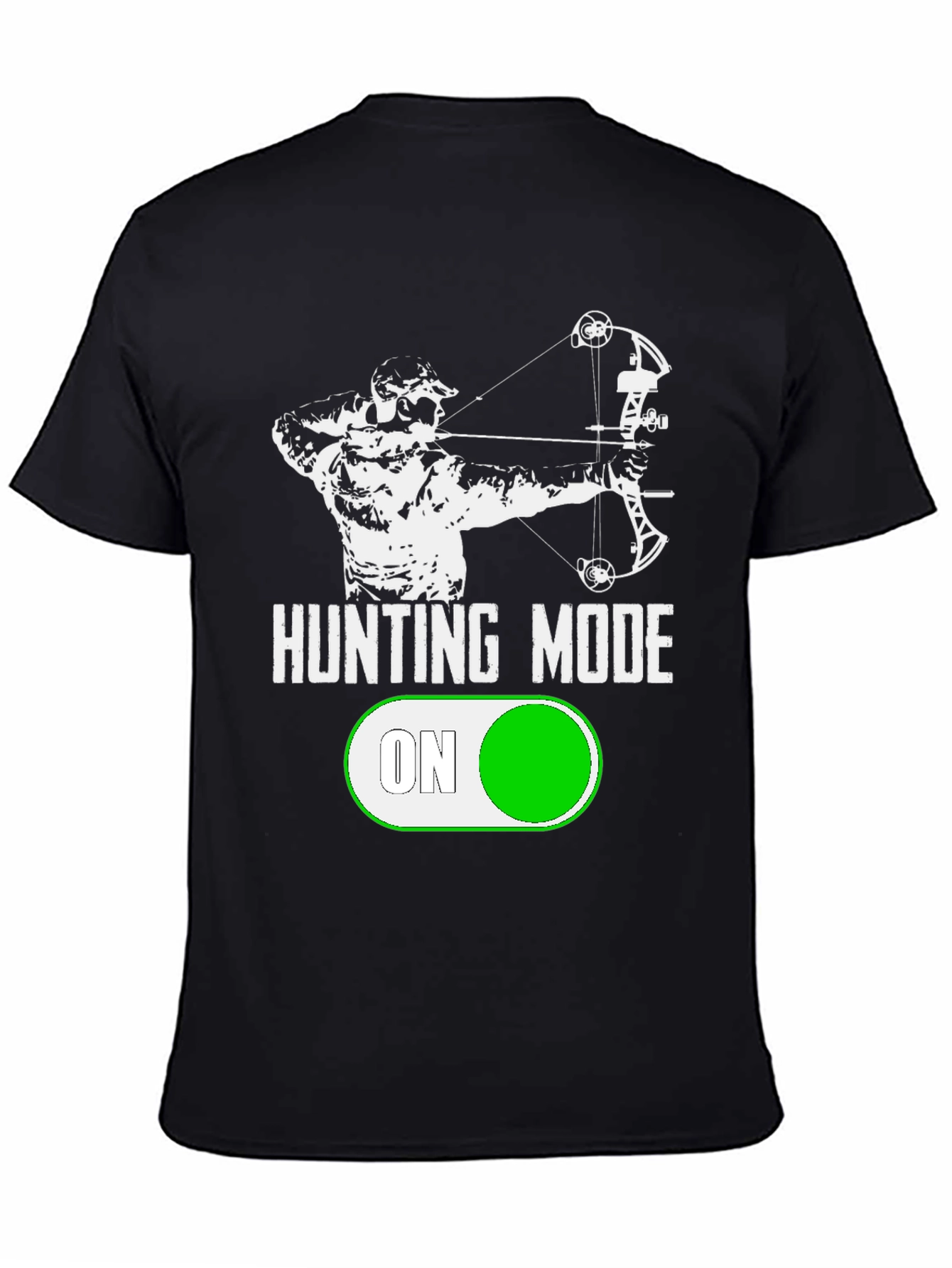 Hunting Mode On T-Shirt Archery Design