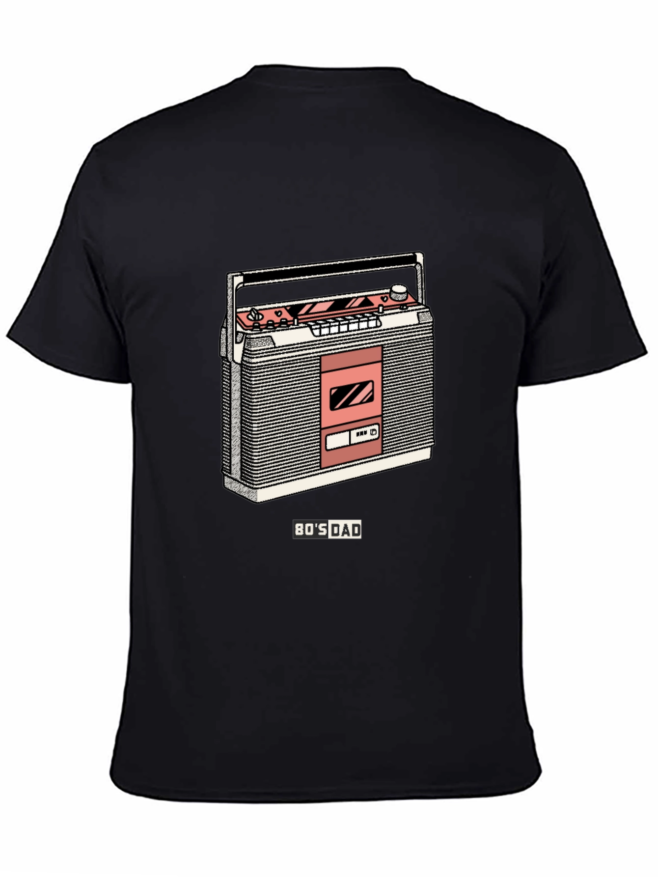 Retro 80s Dad Cassette Player Graphic Tee