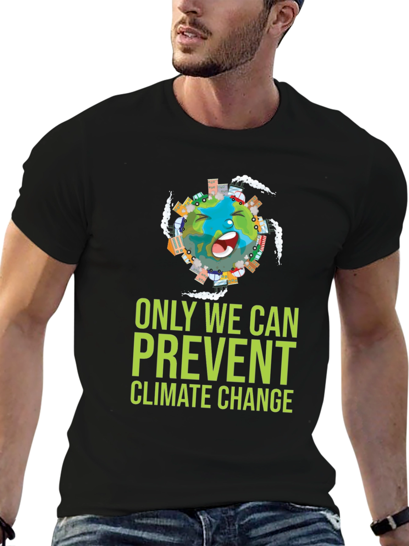 Eco-Friendly Climate Change Awareness T-Shirt