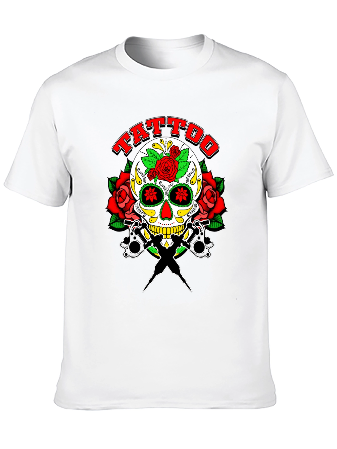 Tattoo Skull Graphic Tee
