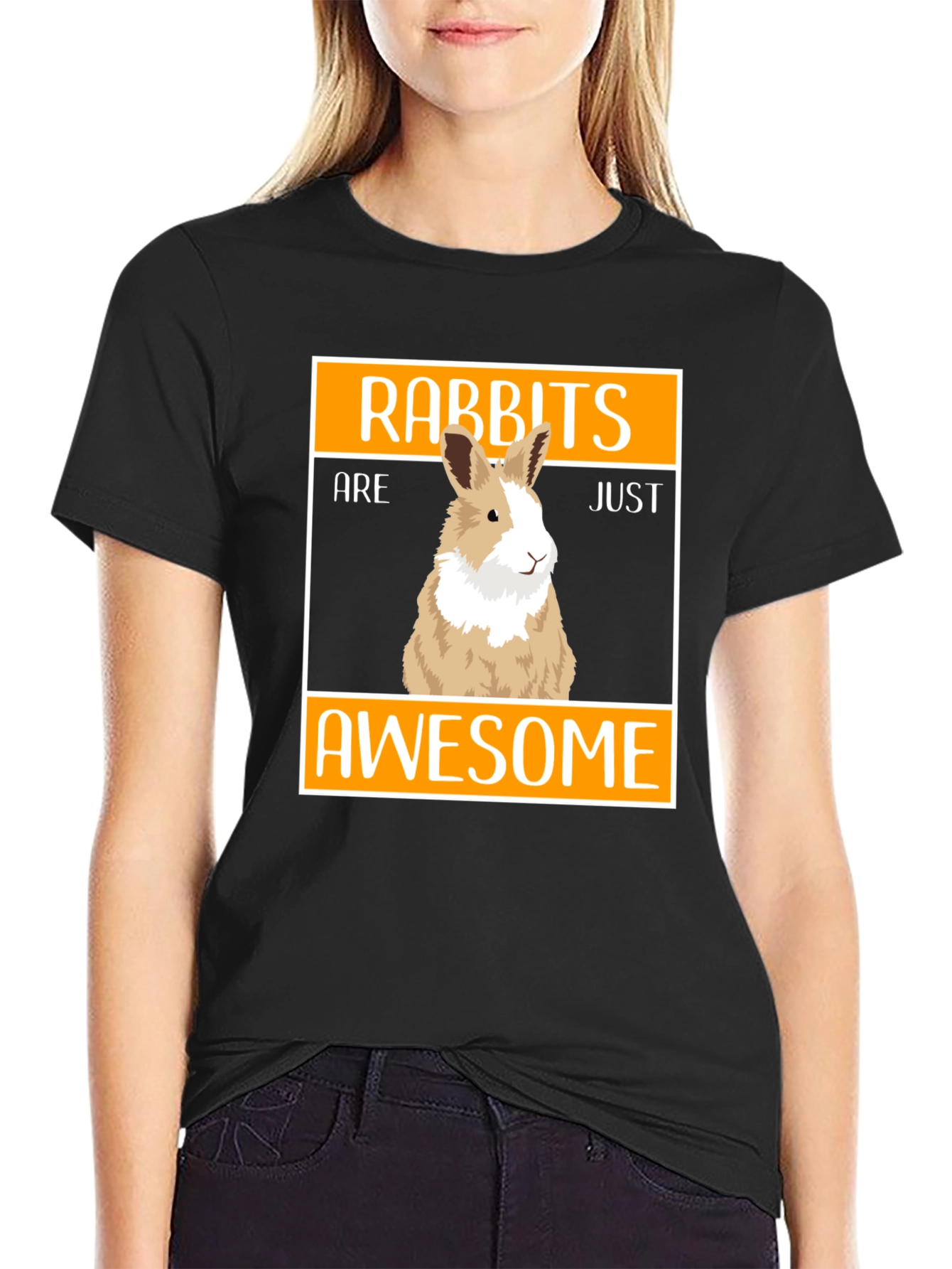 Rabbits Are Just Awesome Graphic Tee