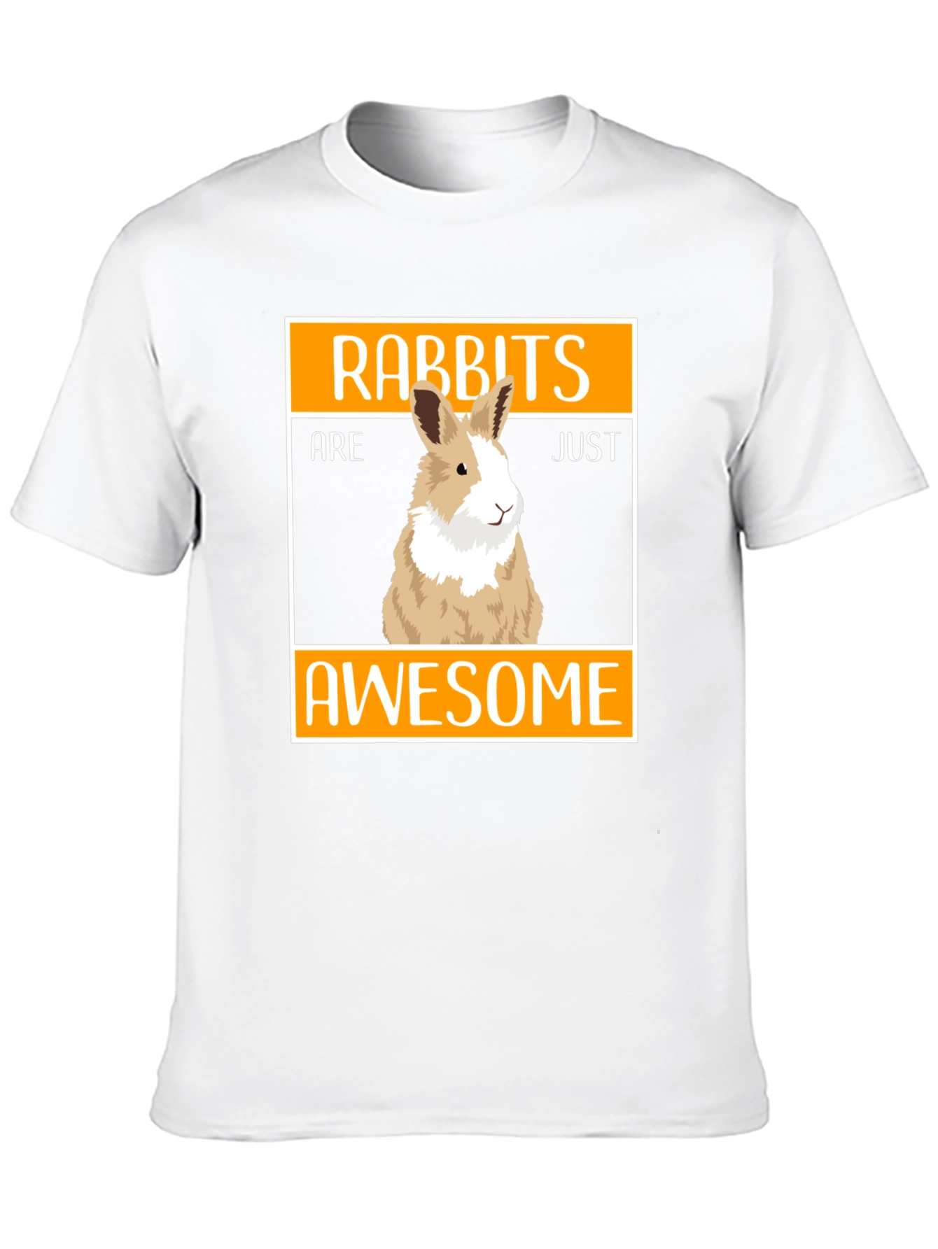 Rabbits Are Just Awesome Graphic Tee