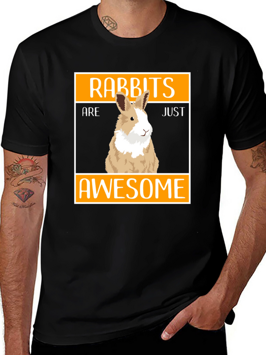 Rabbits Are Just Awesome Graphic Tee