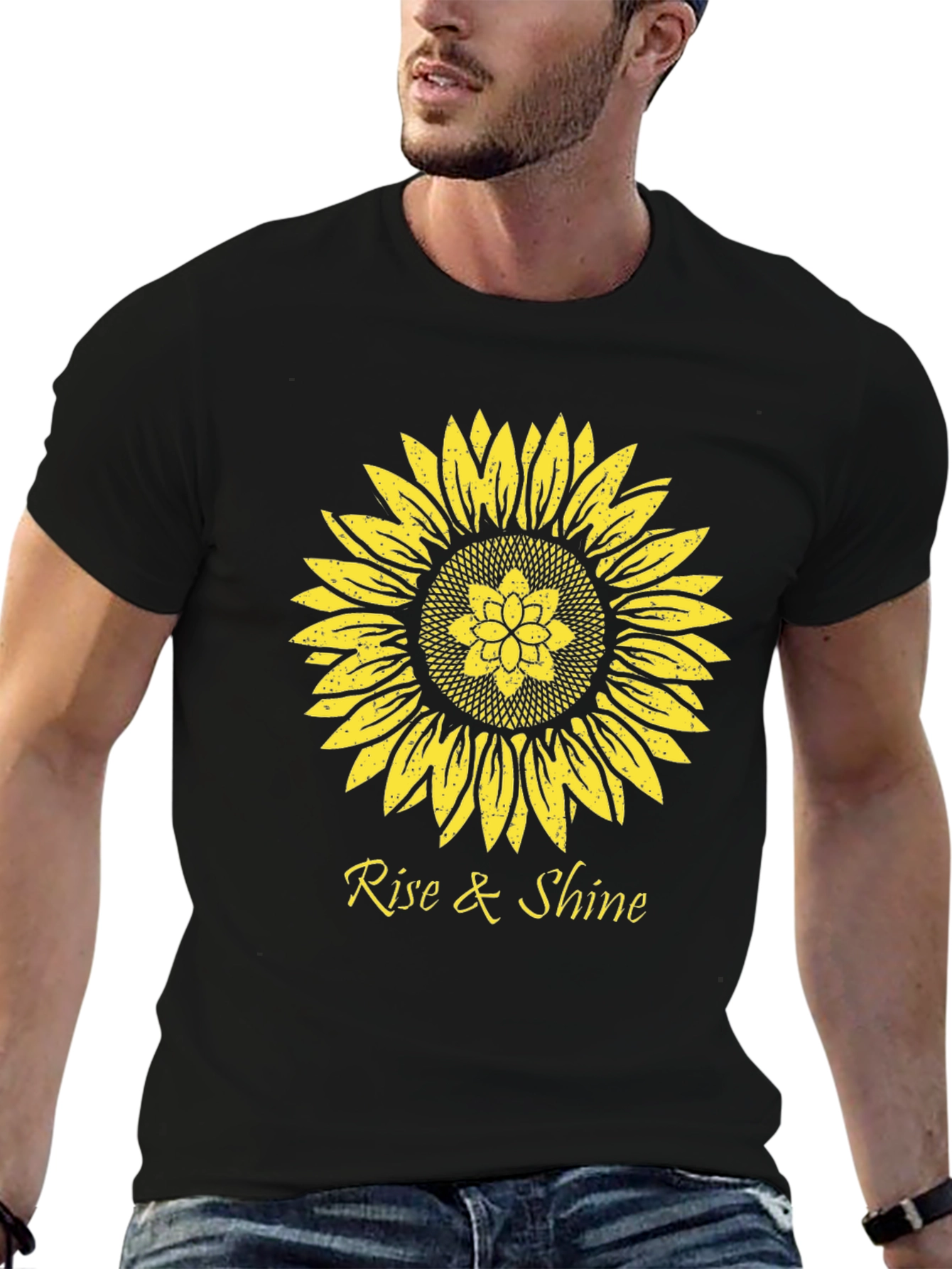 Sunflower Rise & Shine Graphic T-Shirt