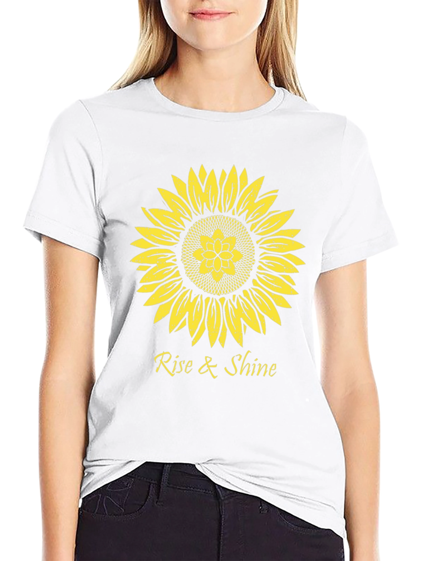 Sunflower Rise & Shine Graphic T-Shirt