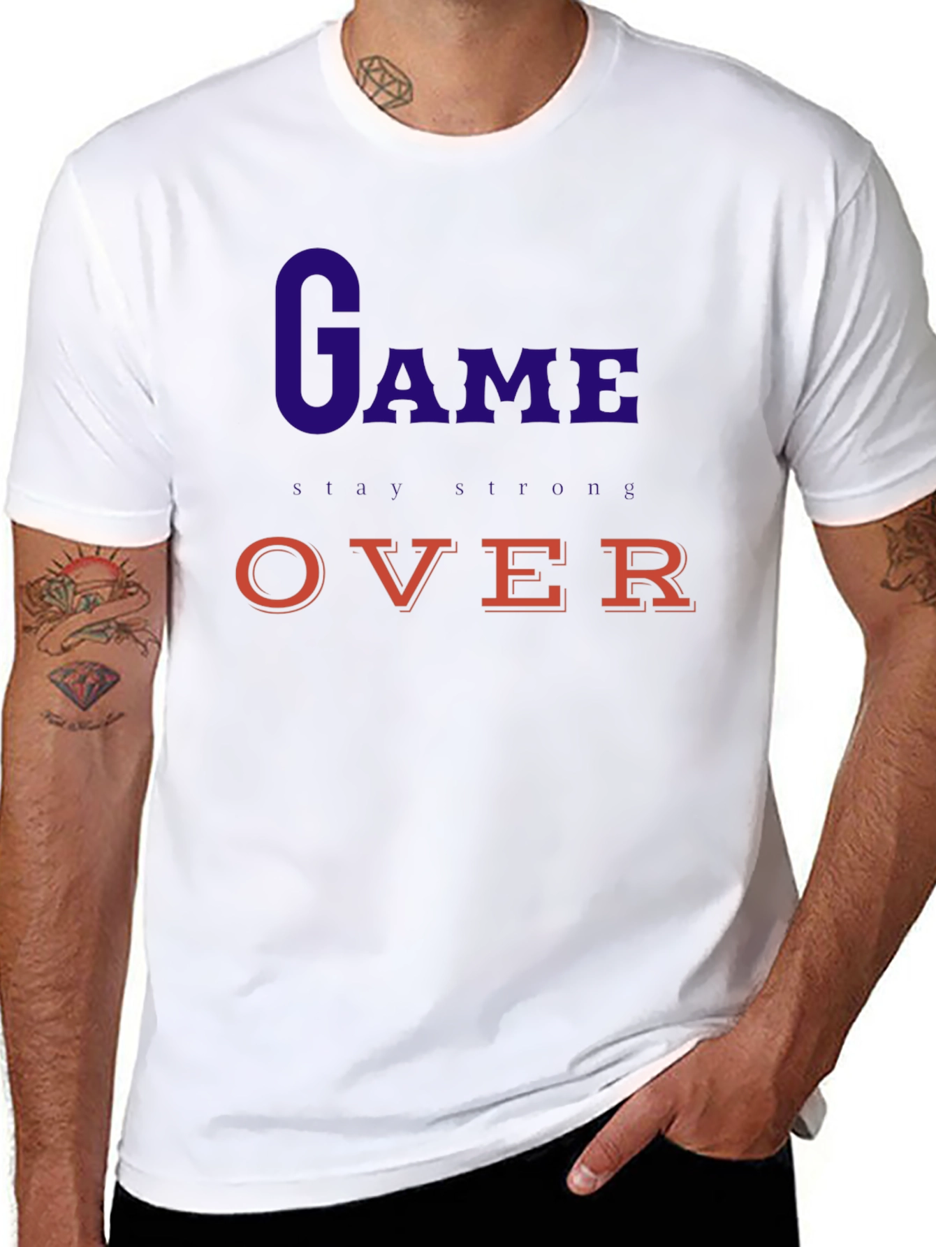 Game Over Graphic Tee - Gamer Style T-Shirt