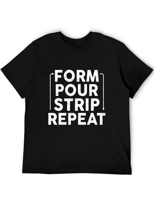 Form Pour Strip Repeat T-Shirt