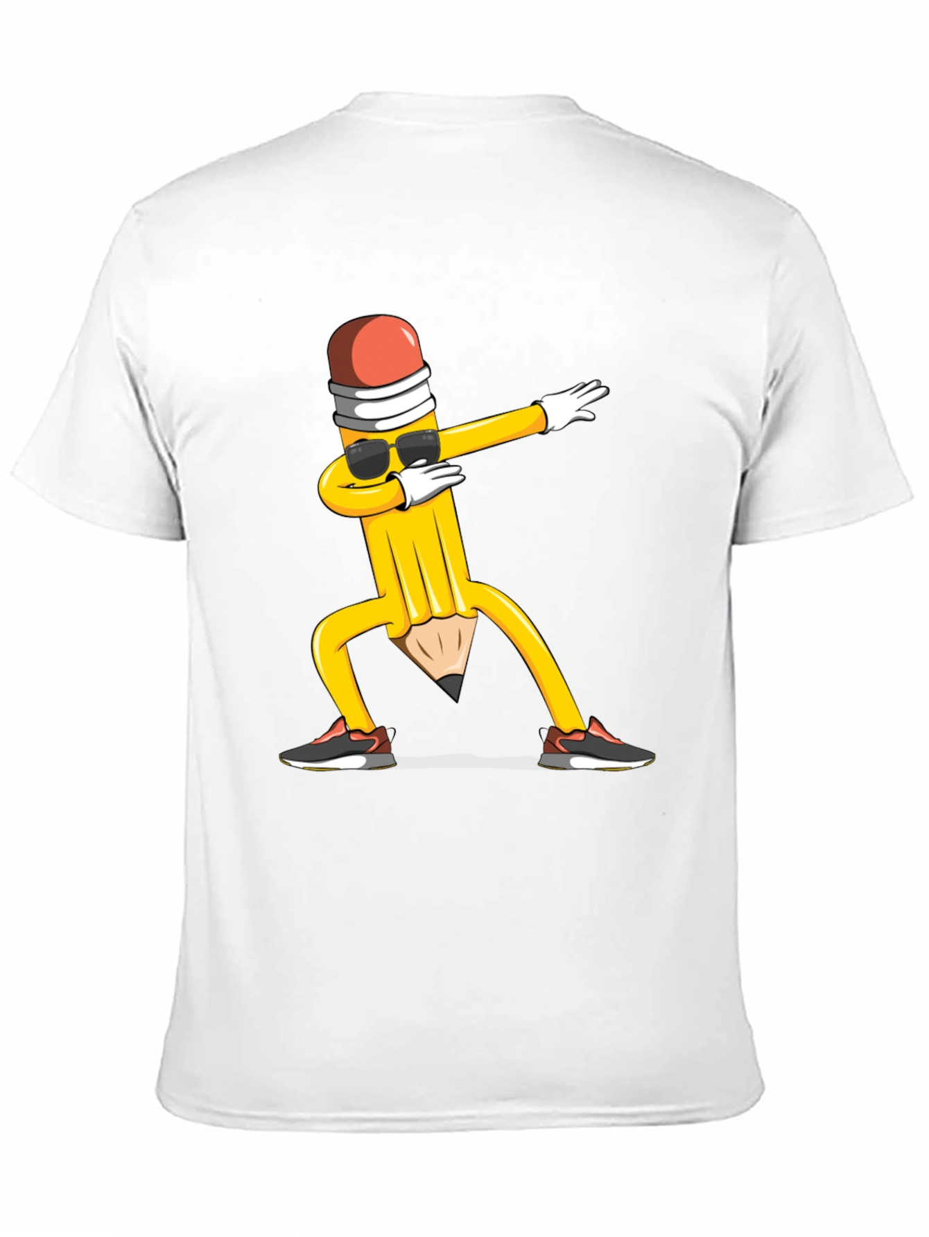 Dabbing Pencil Black T-Shirt - Fun Graphic Tee