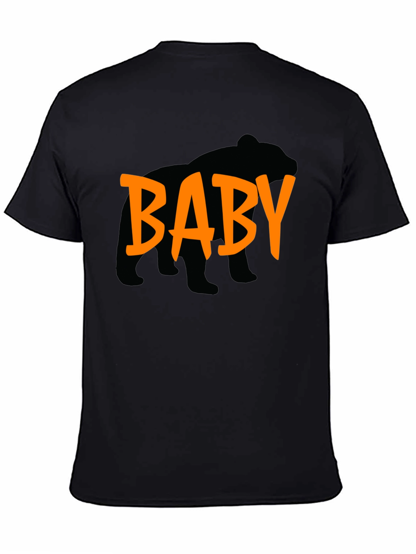 Baby Bear Graphic T-Shirt - Black
