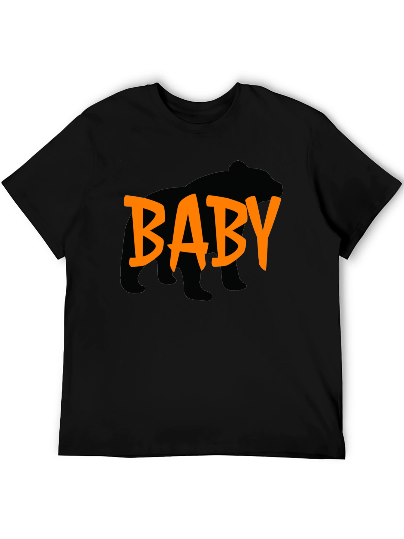 Baby Bear Graphic T-Shirt - Black