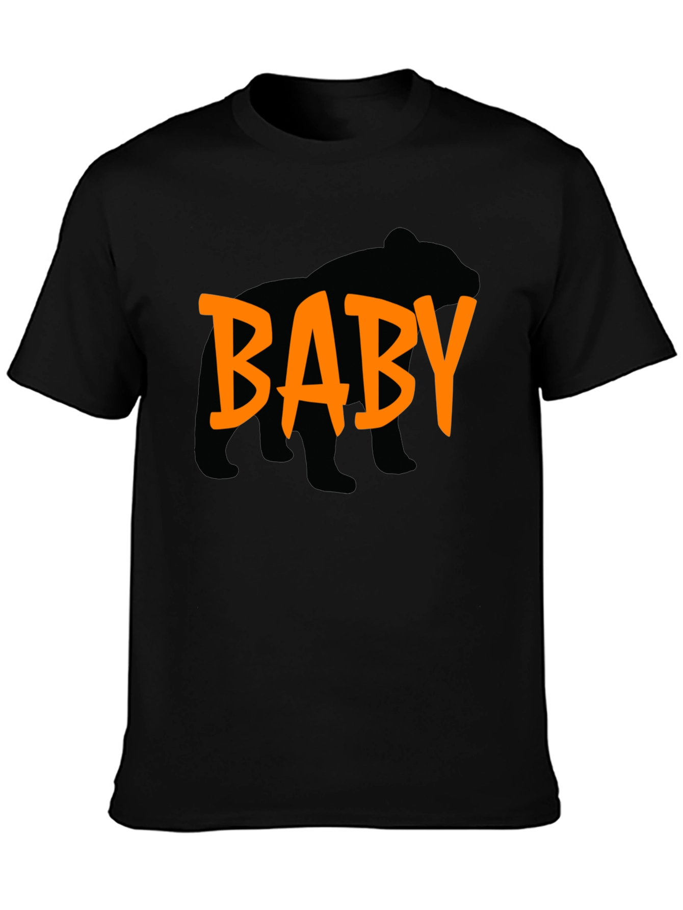 Baby Bear Graphic T-Shirt - Black
