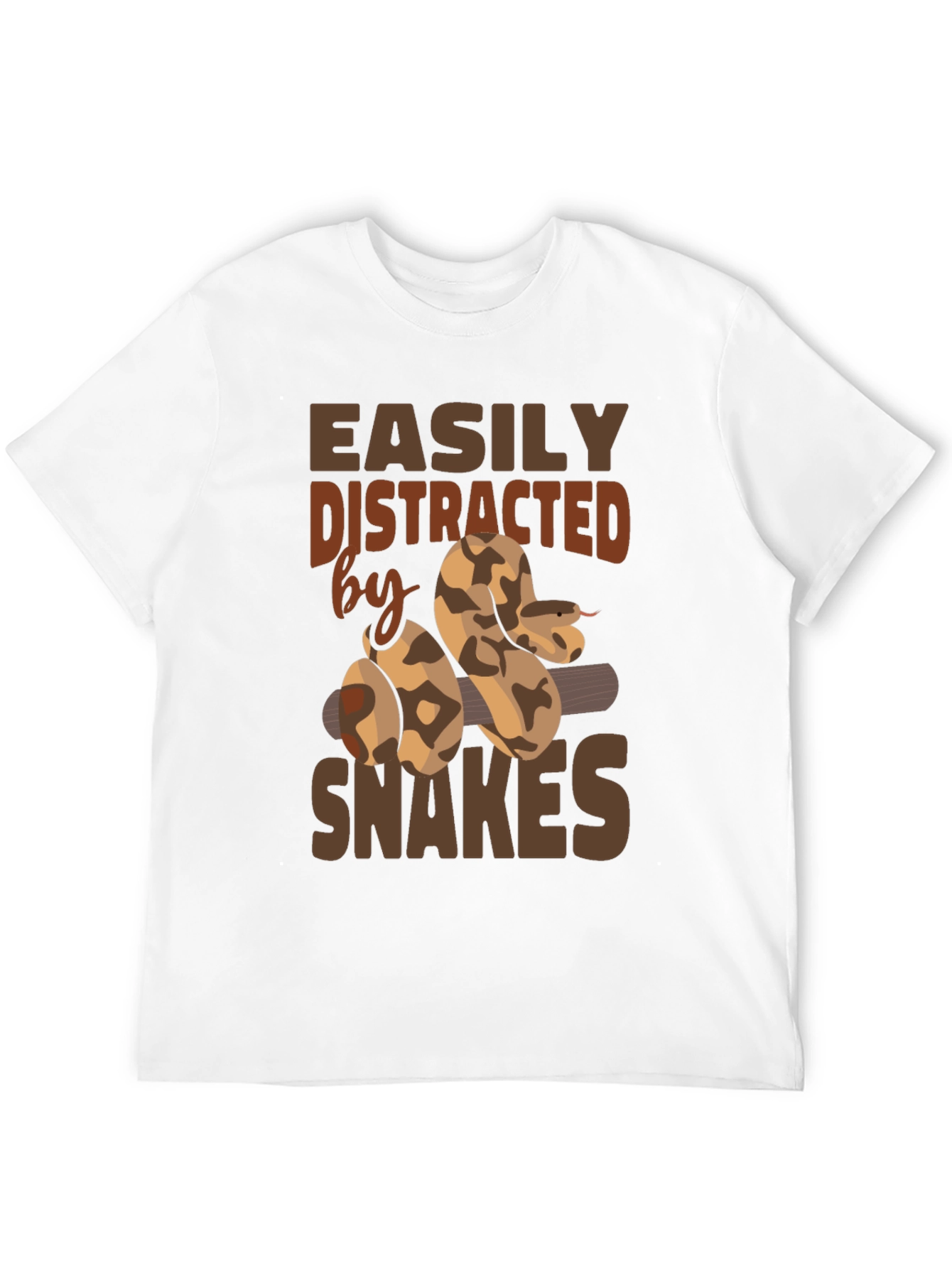 Easily Distracted by Snakes Graphic T-Shirt