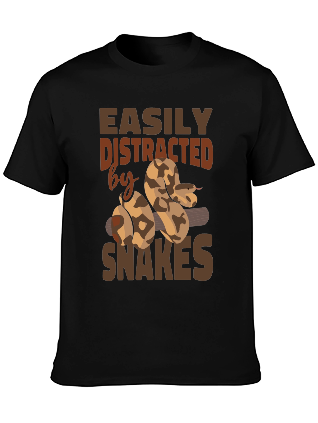 Easily Distracted by Snakes Graphic T-Shirt