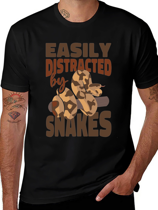 Easily Distracted by Snakes Graphic T-Shirt
