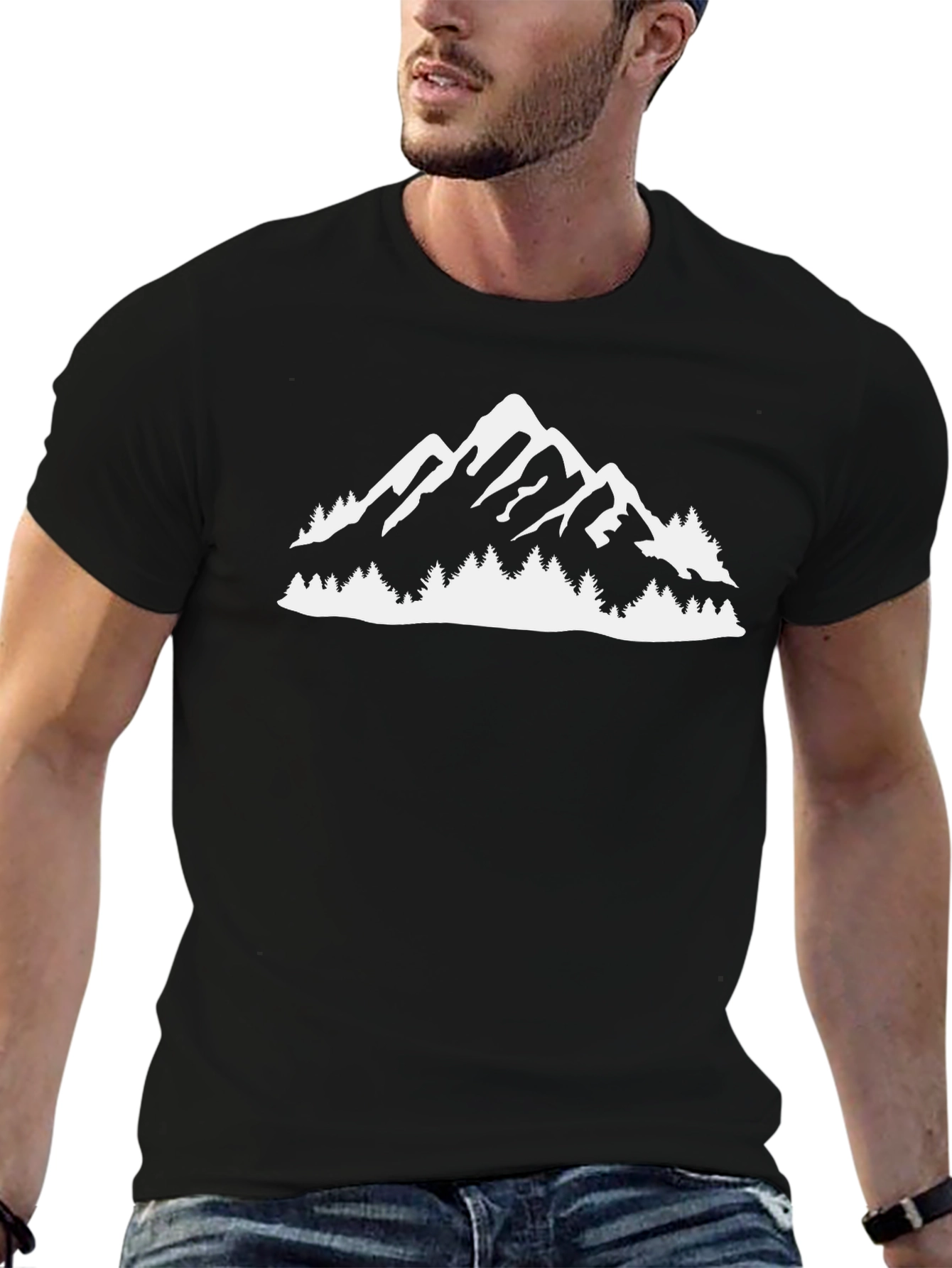 Mountain Graphic Tee - Nature Lovers T-Shirt