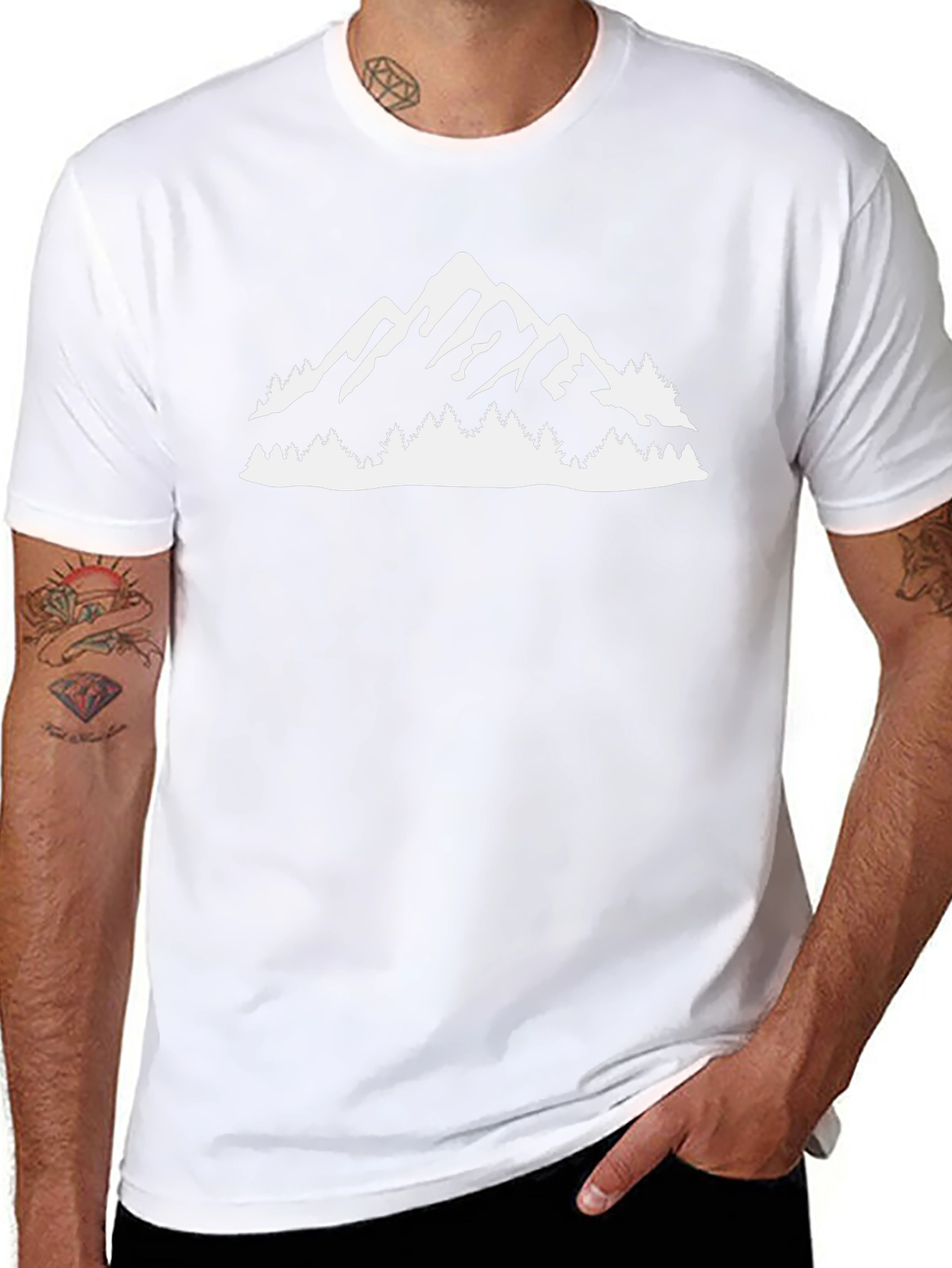 Mountain Graphic Tee - Nature Lovers T-Shirt