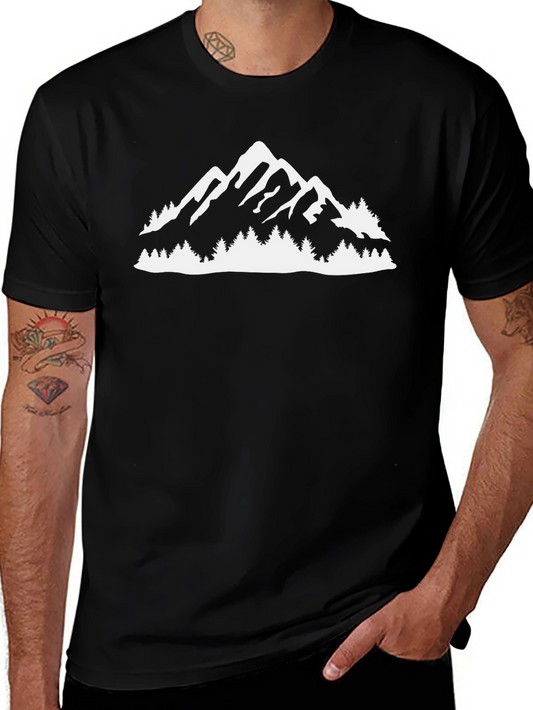 Mountain Graphic Tee - Nature Lovers T-Shirt