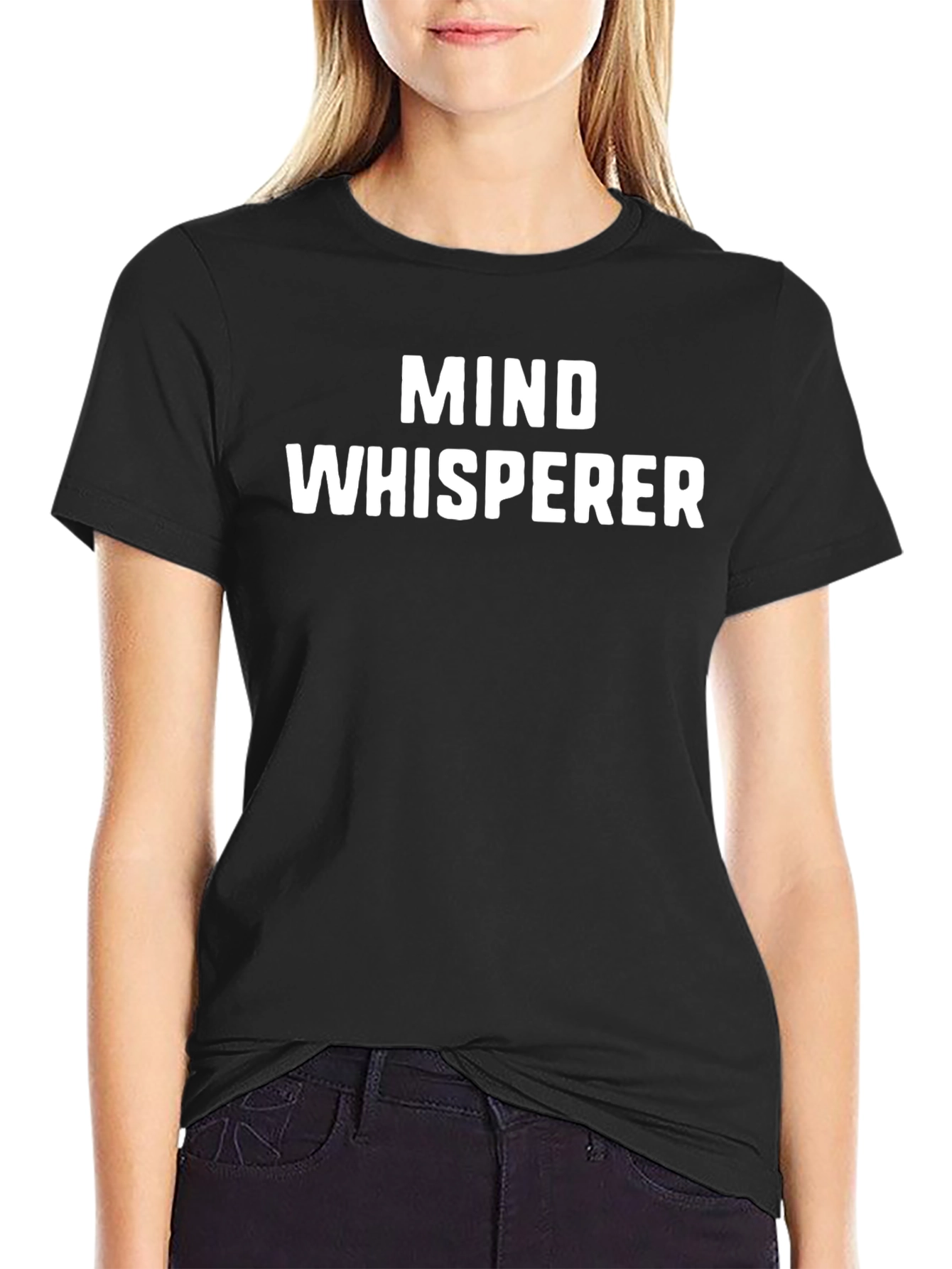 Mind Whisperer Graphic T-Shirt - Black